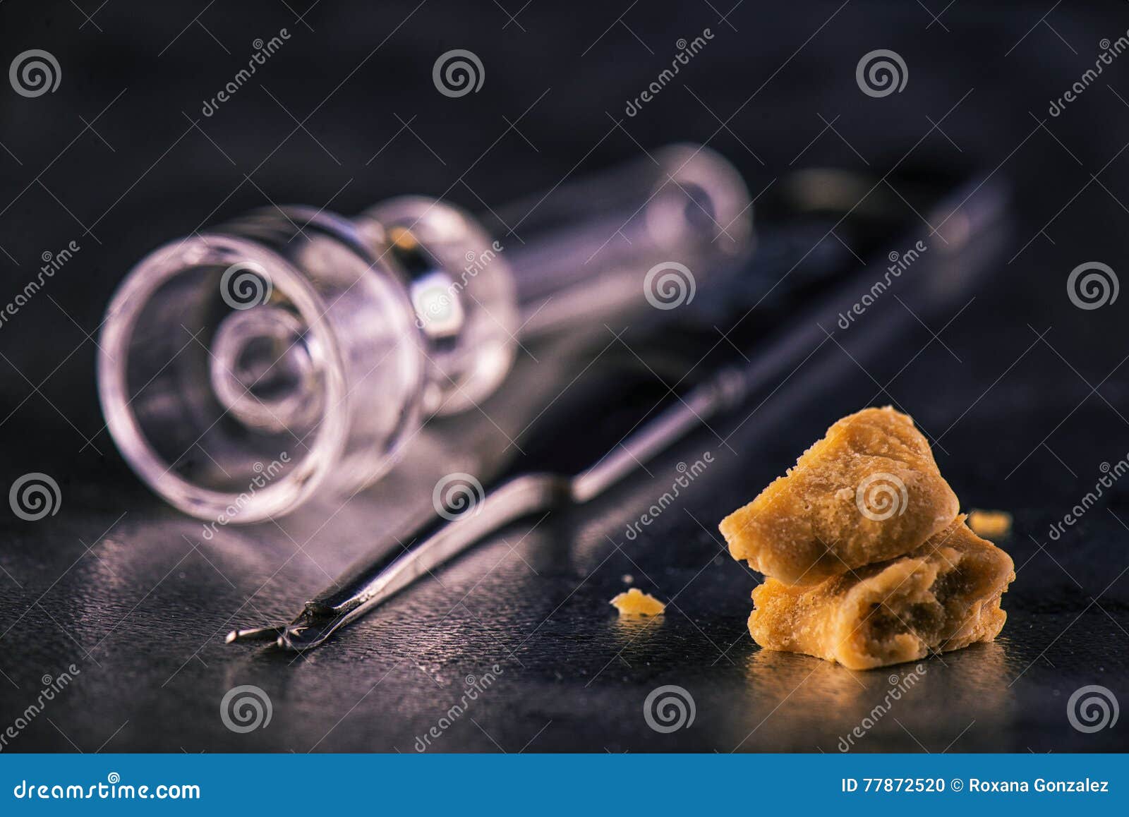 Cannabis Extraction Wax Crumble Stock Photo Image of extracts, growing 77872520