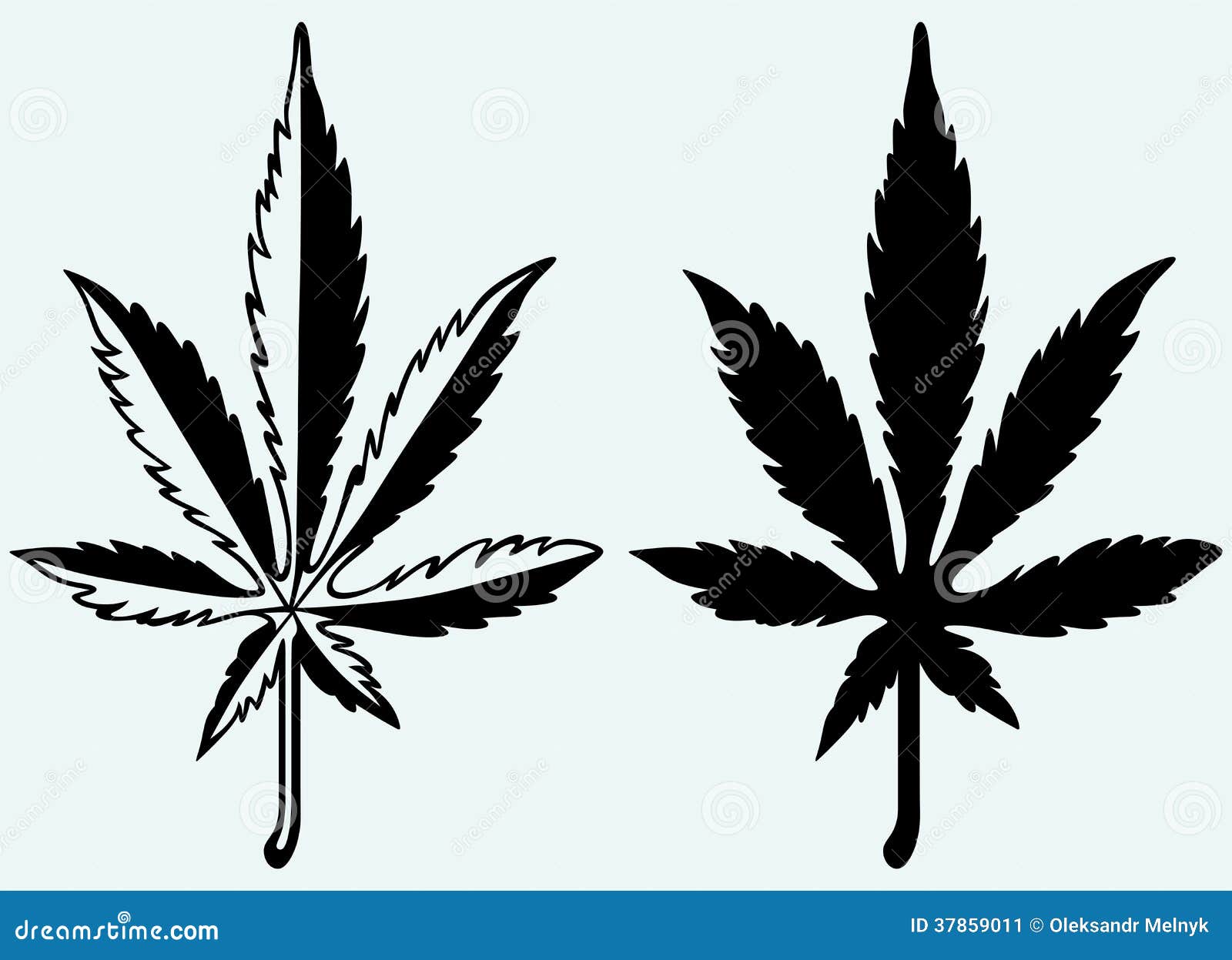 cannabis leaf silhouette marijuana image