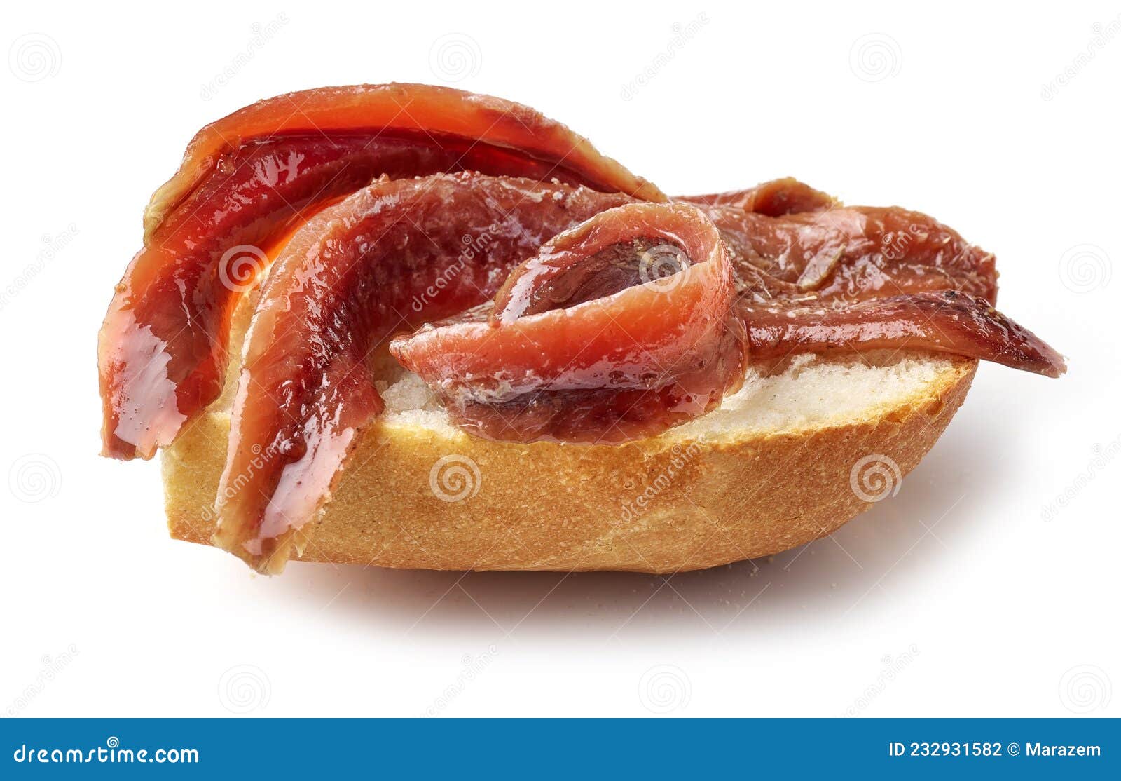 Canned anchovy fillets stock photo. Image of anchovy 232931582