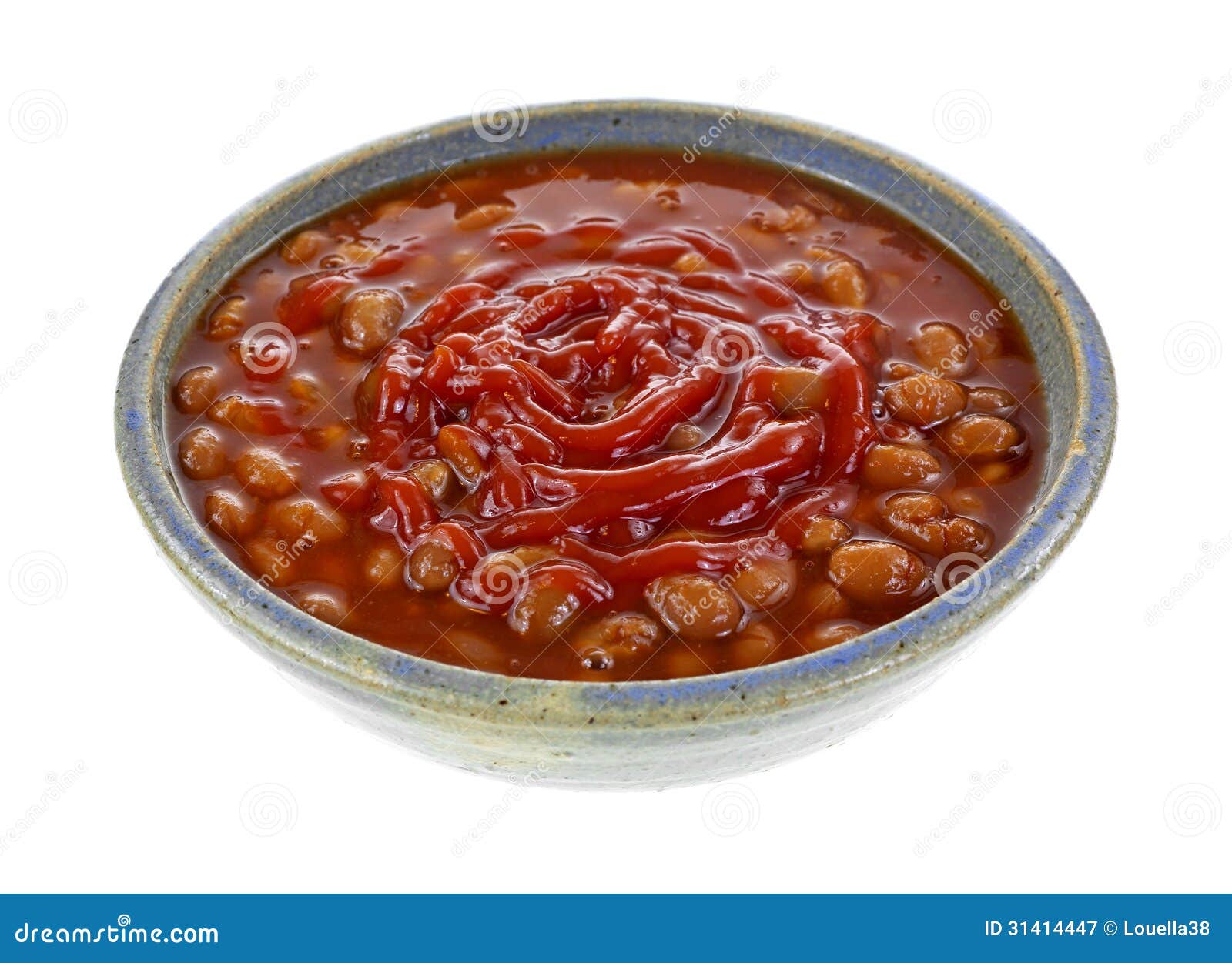 Canned Baked Beans Ketchup stock image. Image of ketchup 31414447