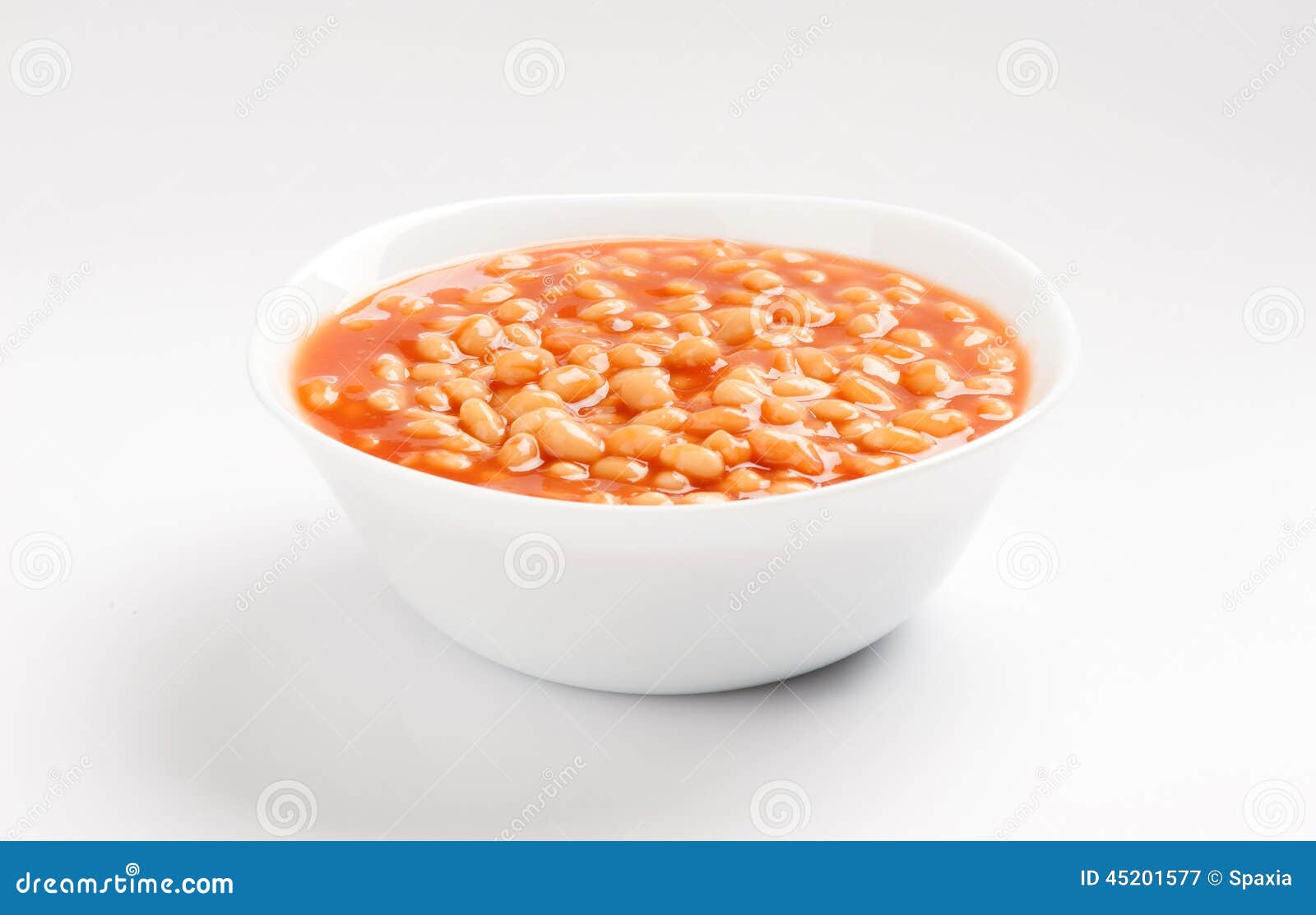 Canned Beans in Tomato Sauce Stock Image Image of food, homemade