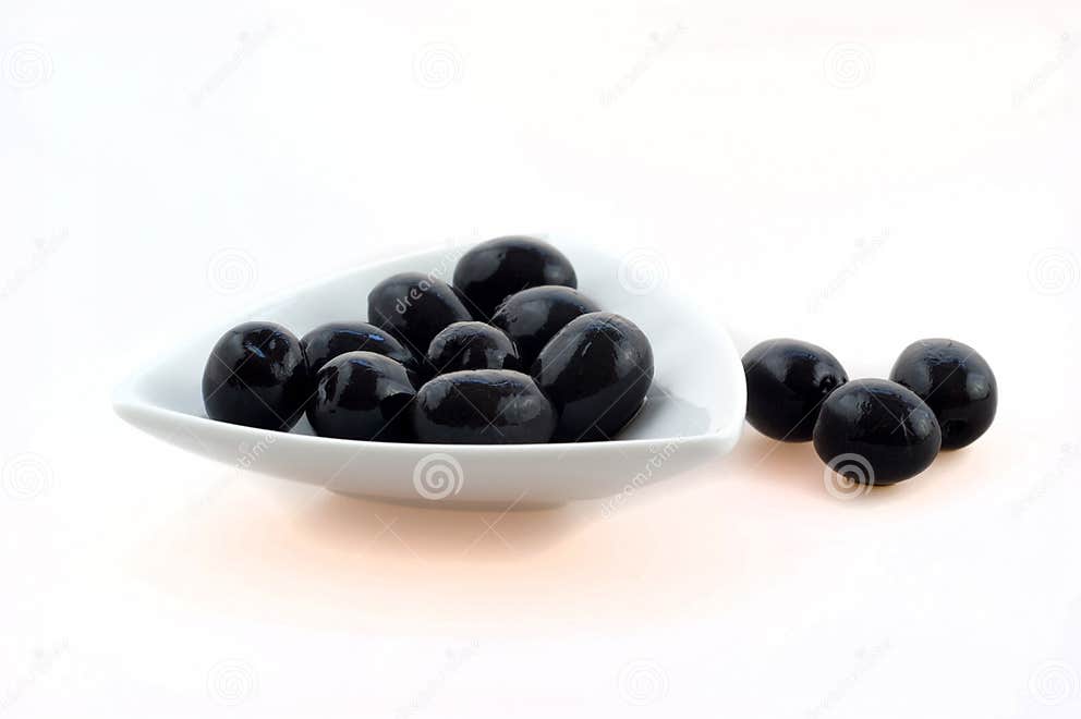 Canned black olives stock image. Image of background 16759425