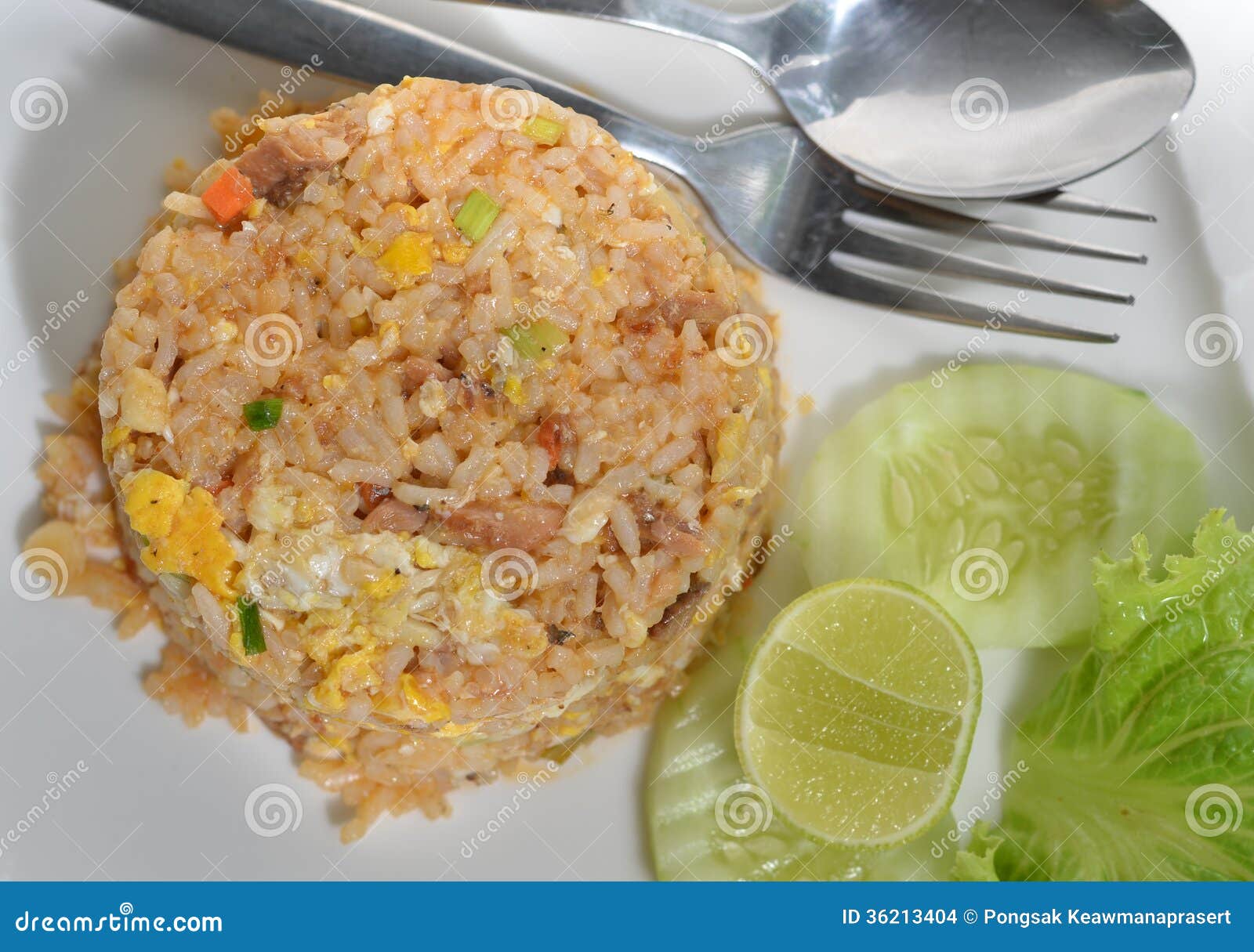 Canned fish fried rice stock photo. Image of fresh, palatable 36213404