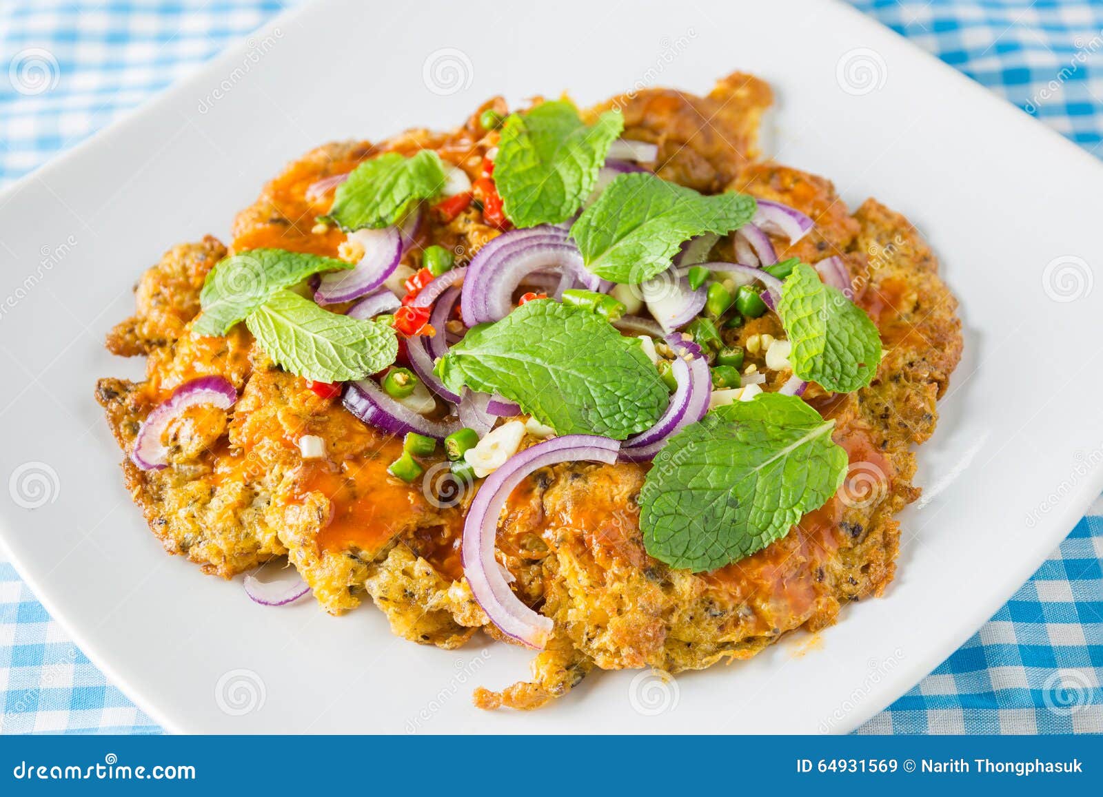 Canned Fish Omelette on Table Stock Image Image of canned, health 64931569
