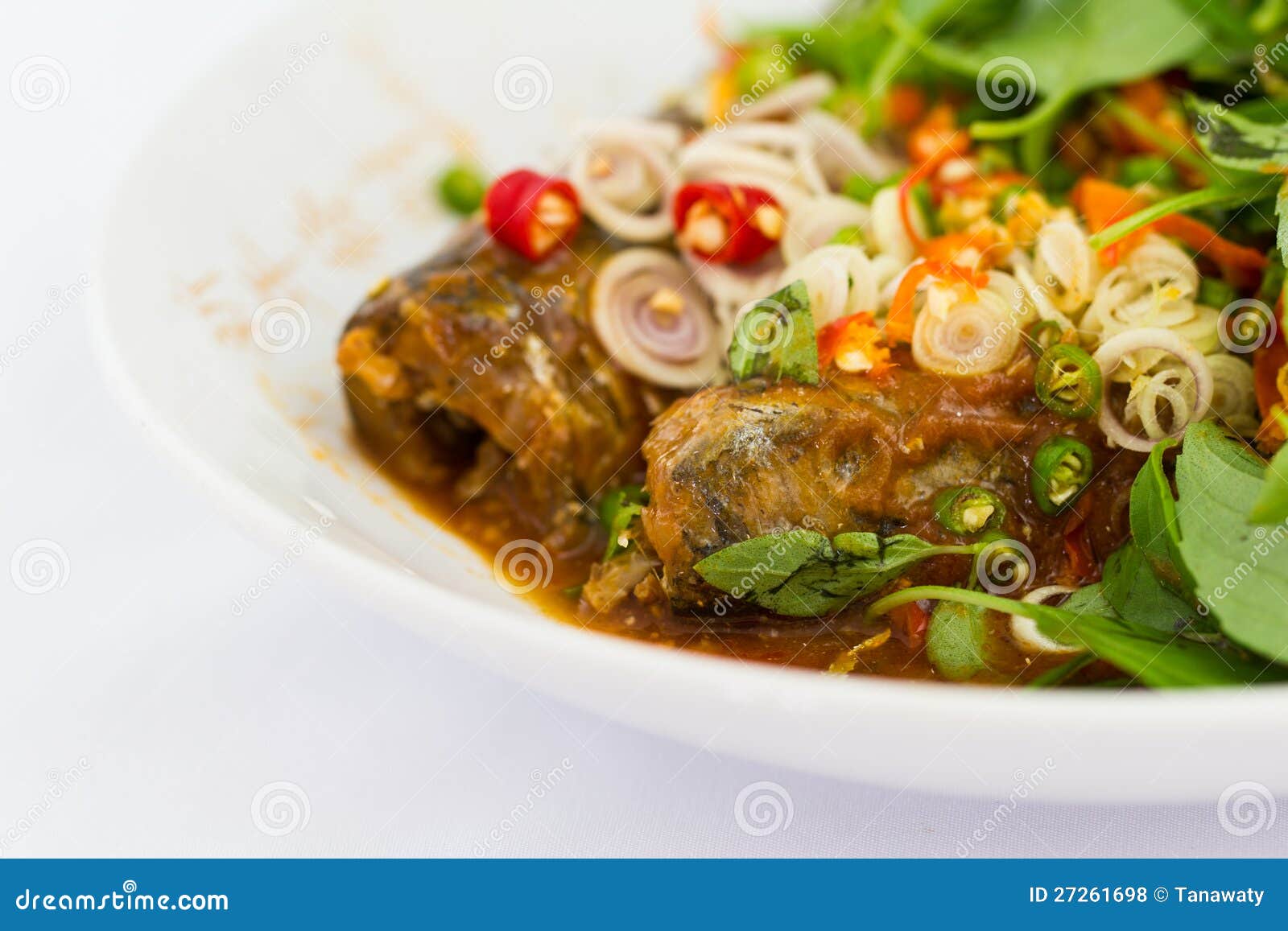 Canned fish salad stock photo. Image of dinner, tuna 27261698