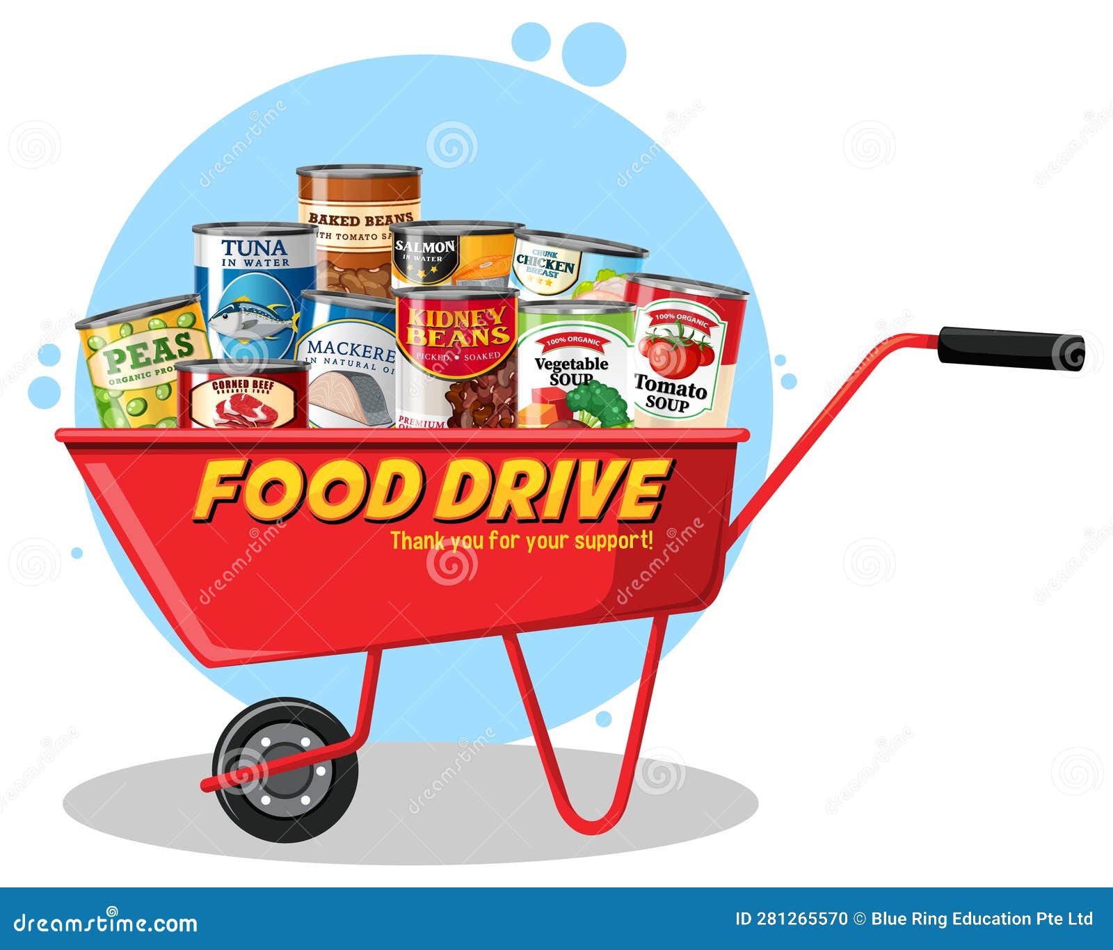 Canned Food for Sale Isolated Stock Vector Illustration of preserved