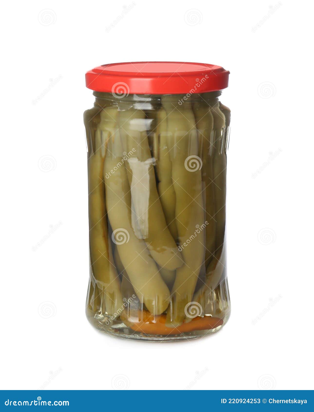 Canned Green Beans in Jar on White Stock Image Image of agriculture, cuisine 220924253