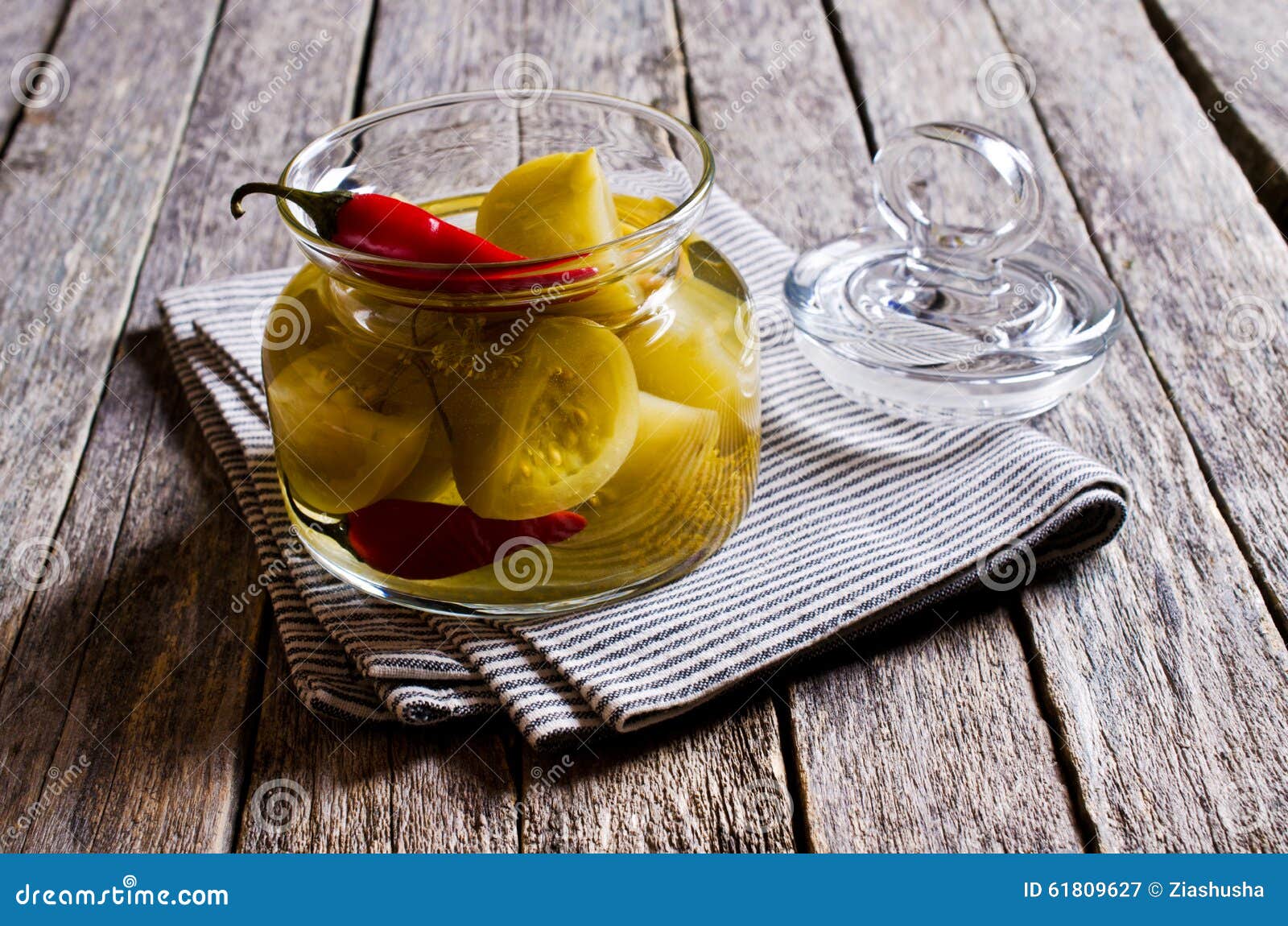 Canned green tomatoes stock image. Image of healthy, cuisine 61809627