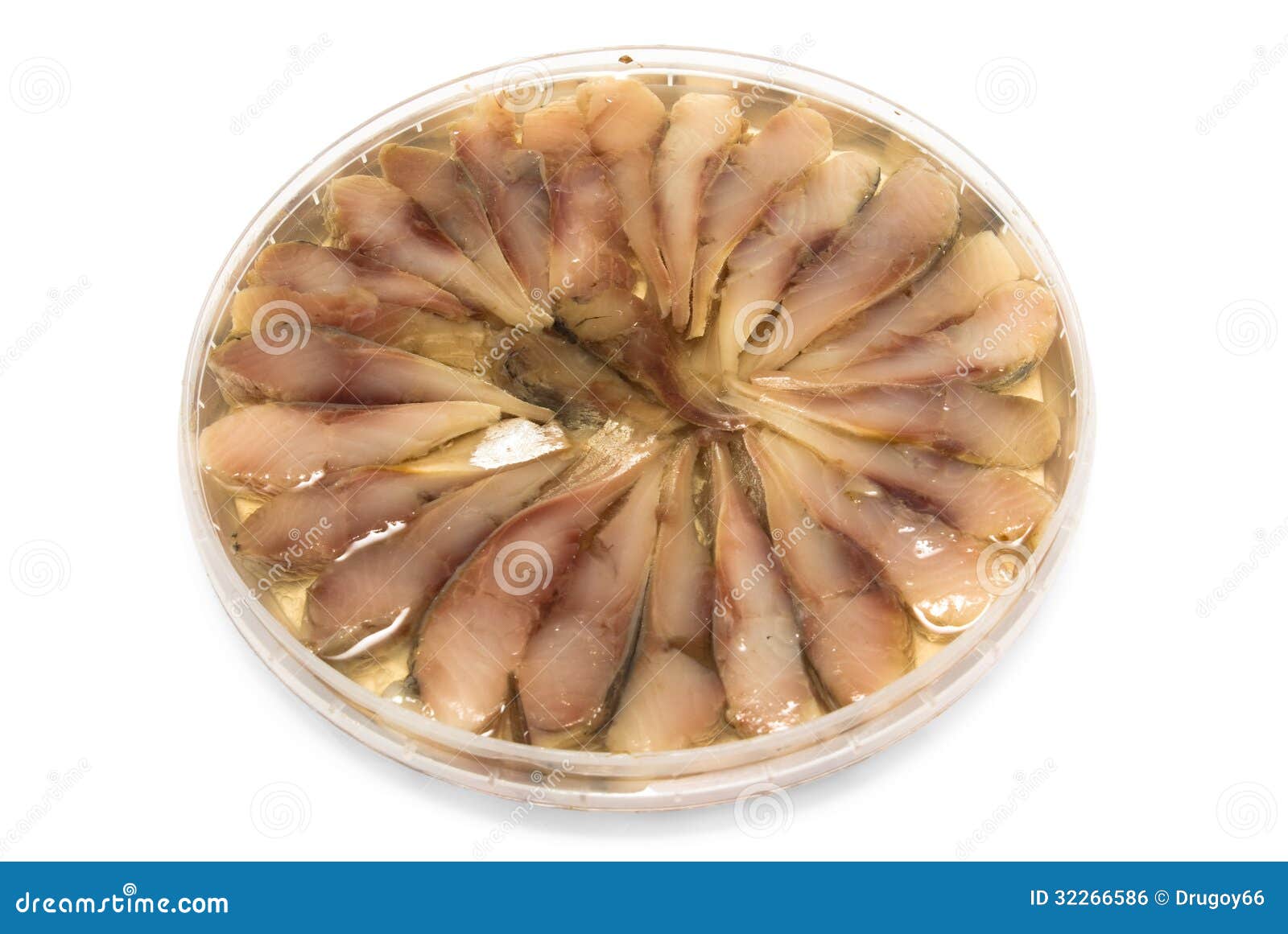 Canned herring in oil stock photo. Image of pieces, stacked 32266586