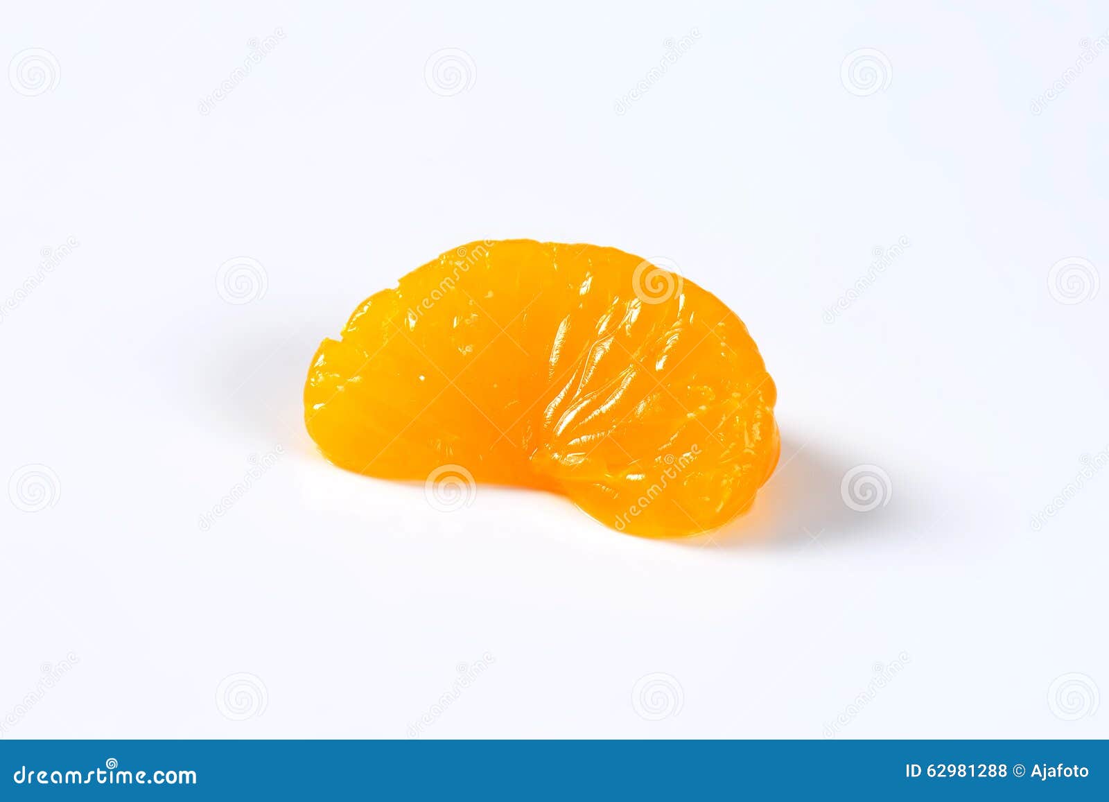 Canned Mandarin Orange Segment Stock Photo Image of mandarine