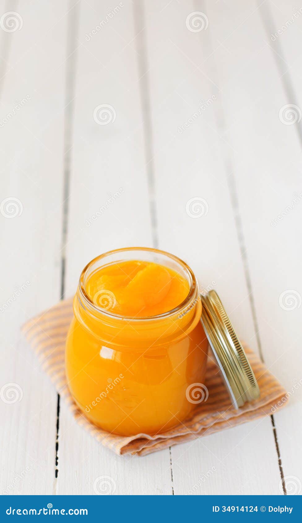 Pumpkin Puree Soup With Cream Vegetable Sweet Orange RoyaltyFree Stock