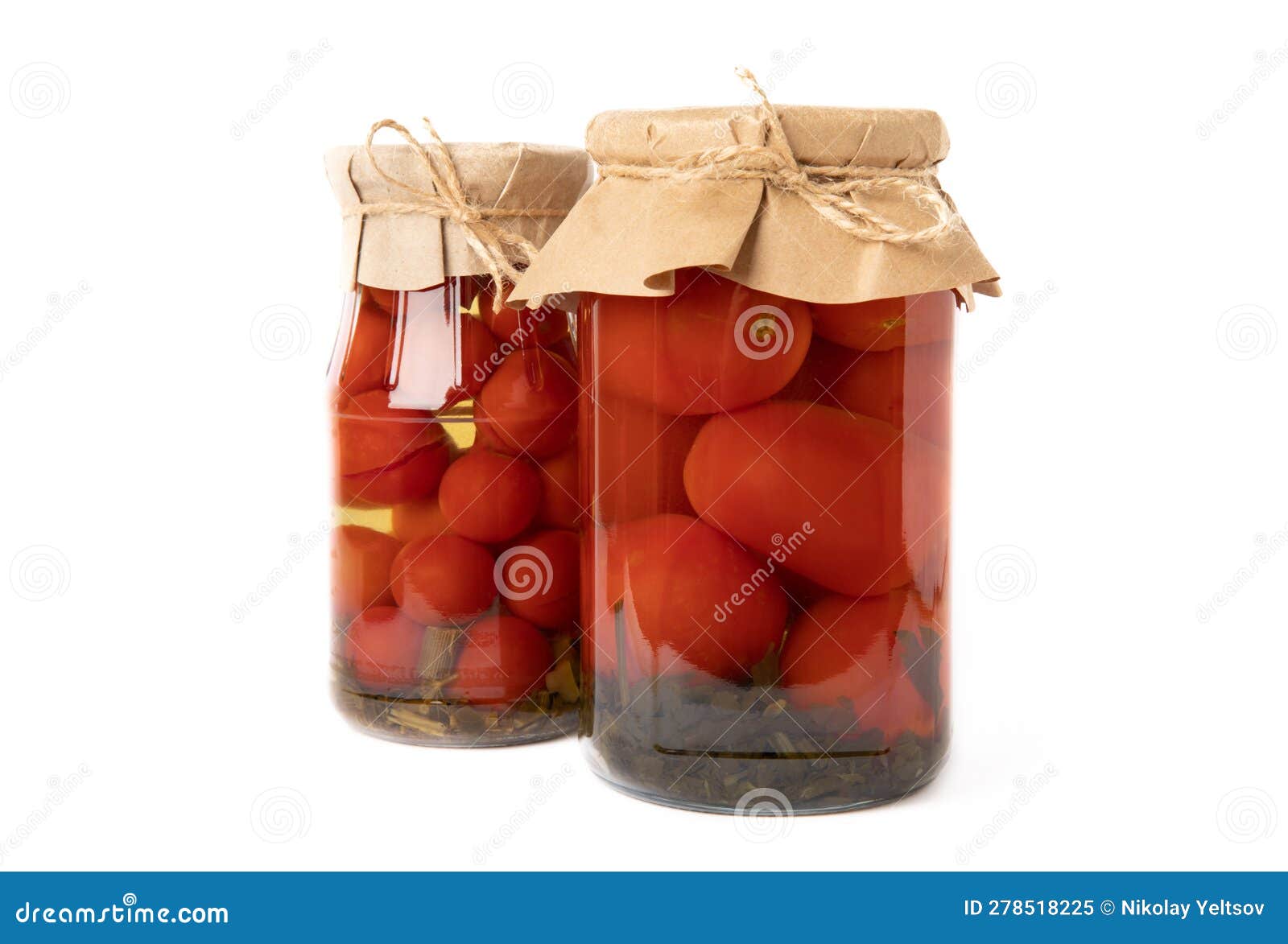 Canned Tomatoes in Glass Jar Isolated Stock Image Image of conserved, pickled 278518225
