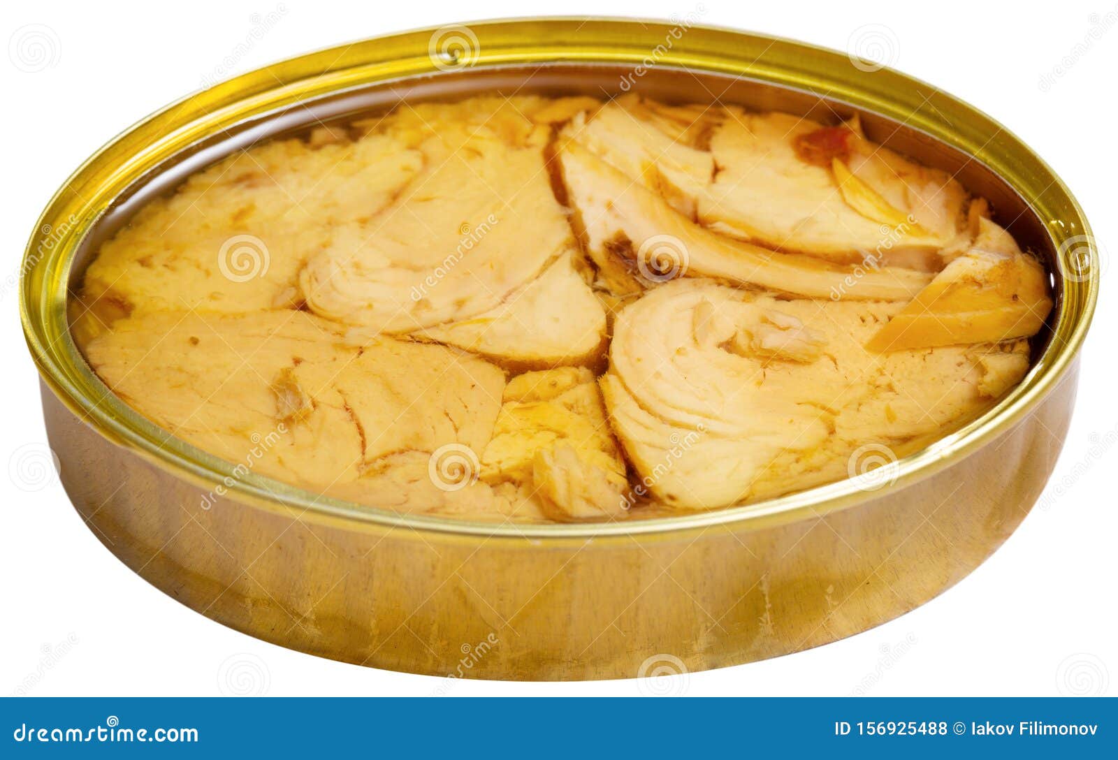 Canned tuna fish stock photo. Image of food, palatable 156925488