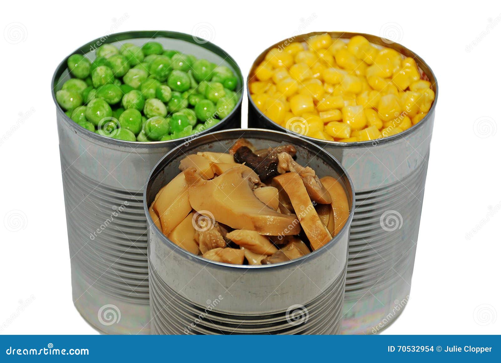 Canned vegetables stock photo. Image of canned, healthy 70532954