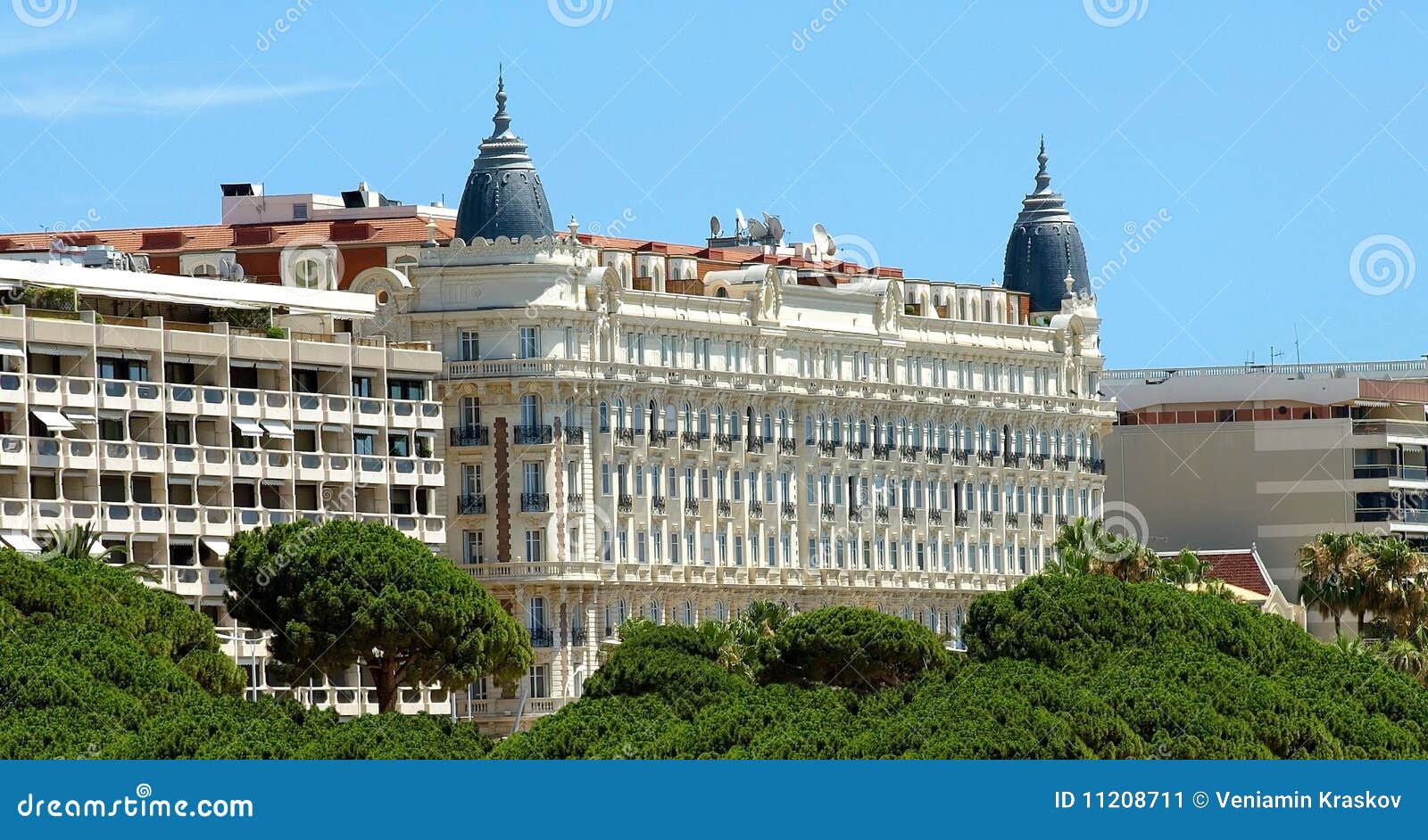 Cannes - Hotel stock image. Image of cannes, french, mediterranean