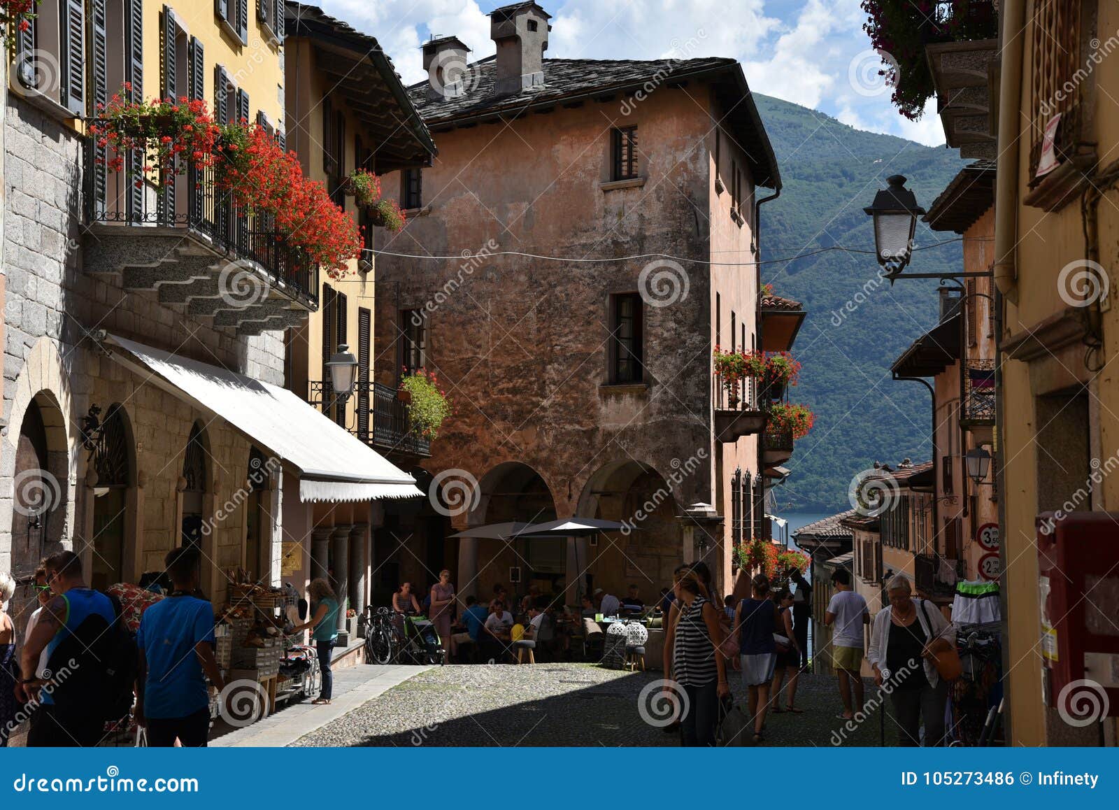Cannobio Lago Maggiore Italy Europe Editorial Photo Image Of Peoples Bummeln