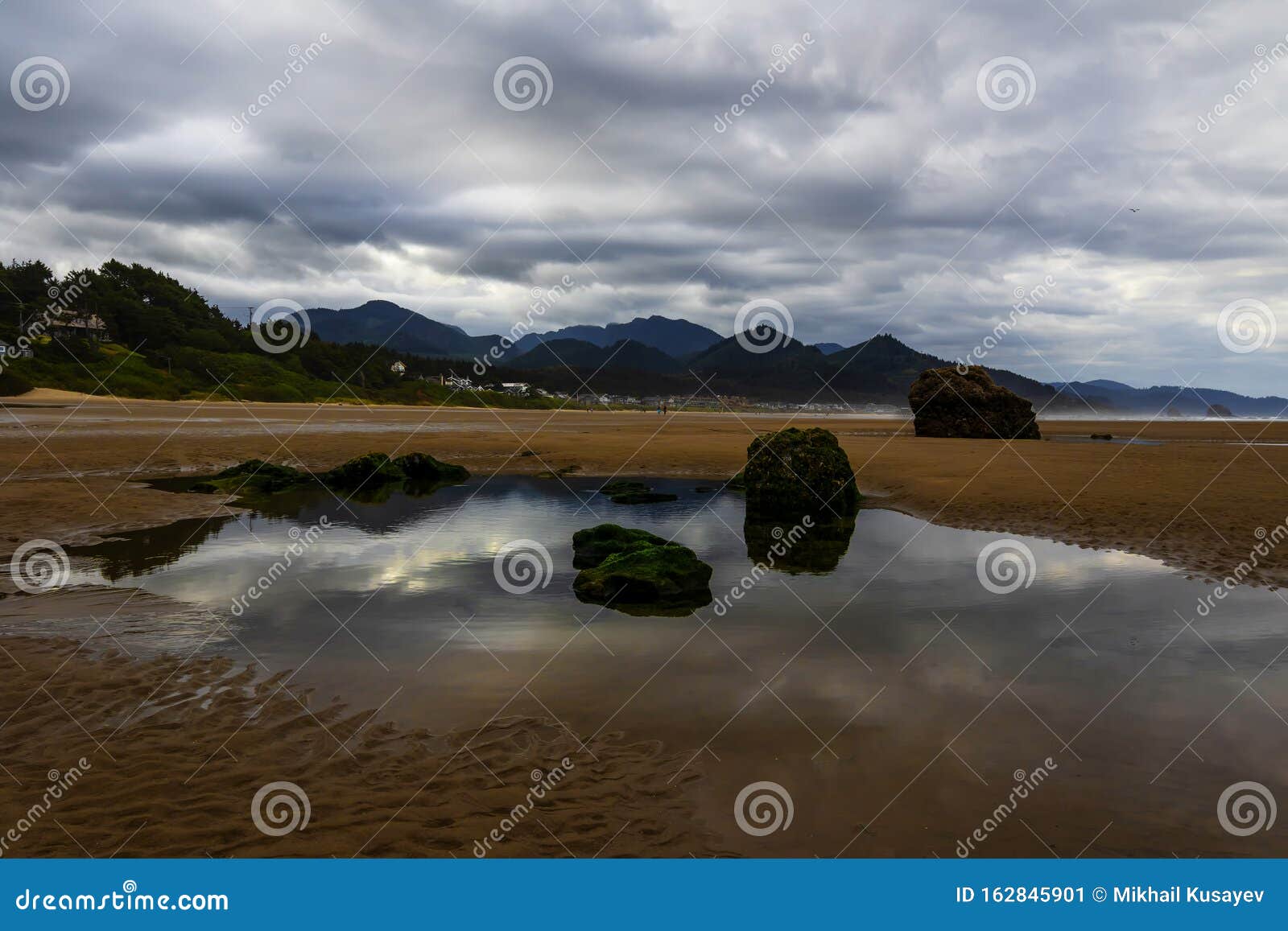 Cannon beach, Oregon stock image. Image of coastline 162845901