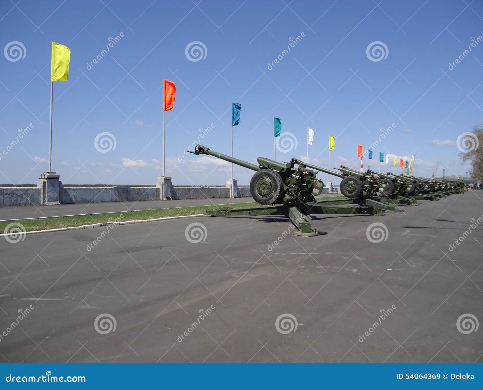 Cannons. stock image. Image of charge, powerful, military 54064369