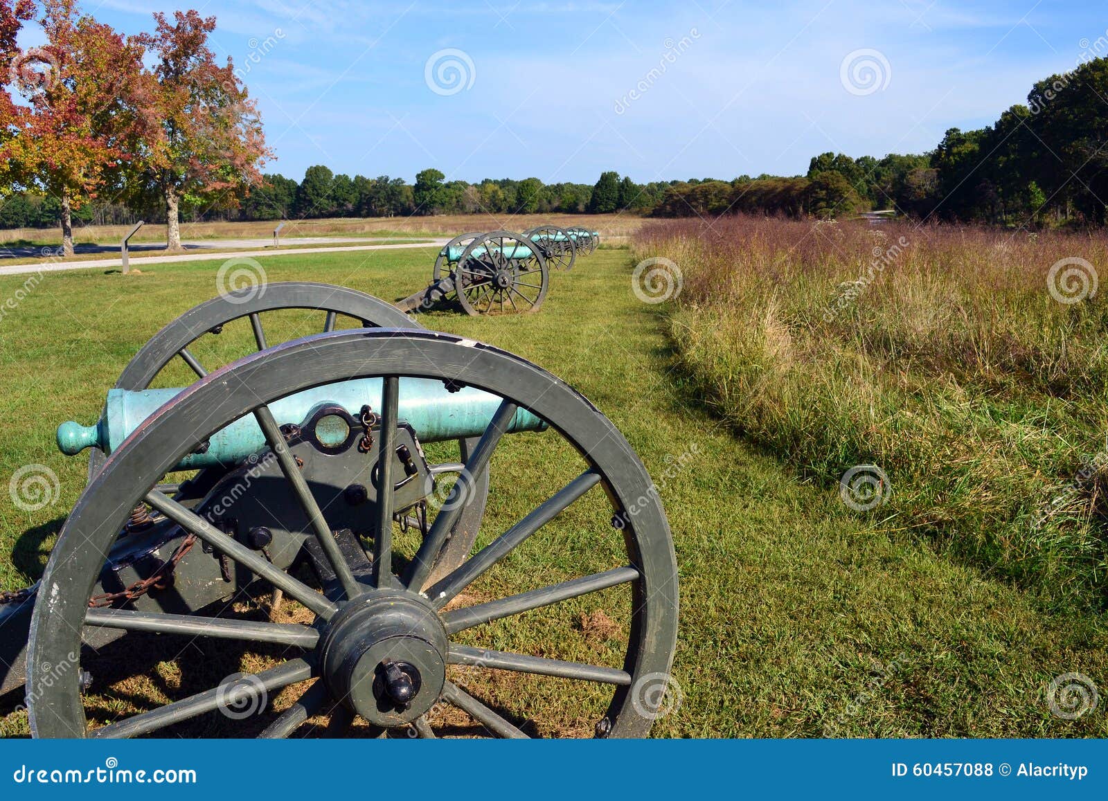 cannons at leetown battlefield