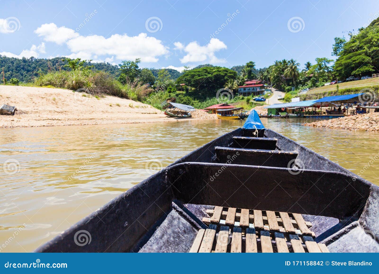 Canoe Taman Negara, Malaysia Stock Photo Image of fauna, bukit 171158842