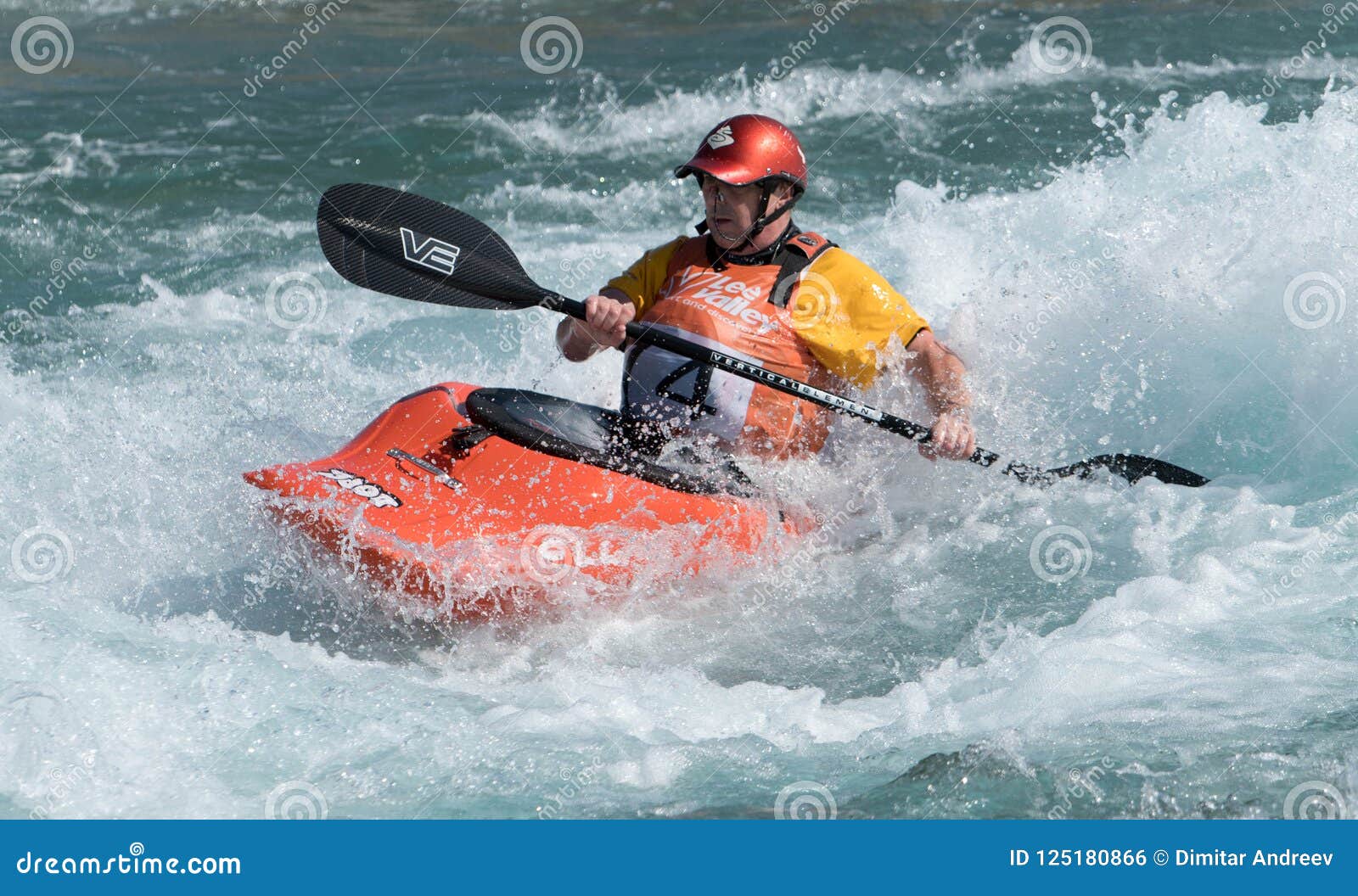 02/09/2018 london uk. lee valley park.sport in canoe kayak