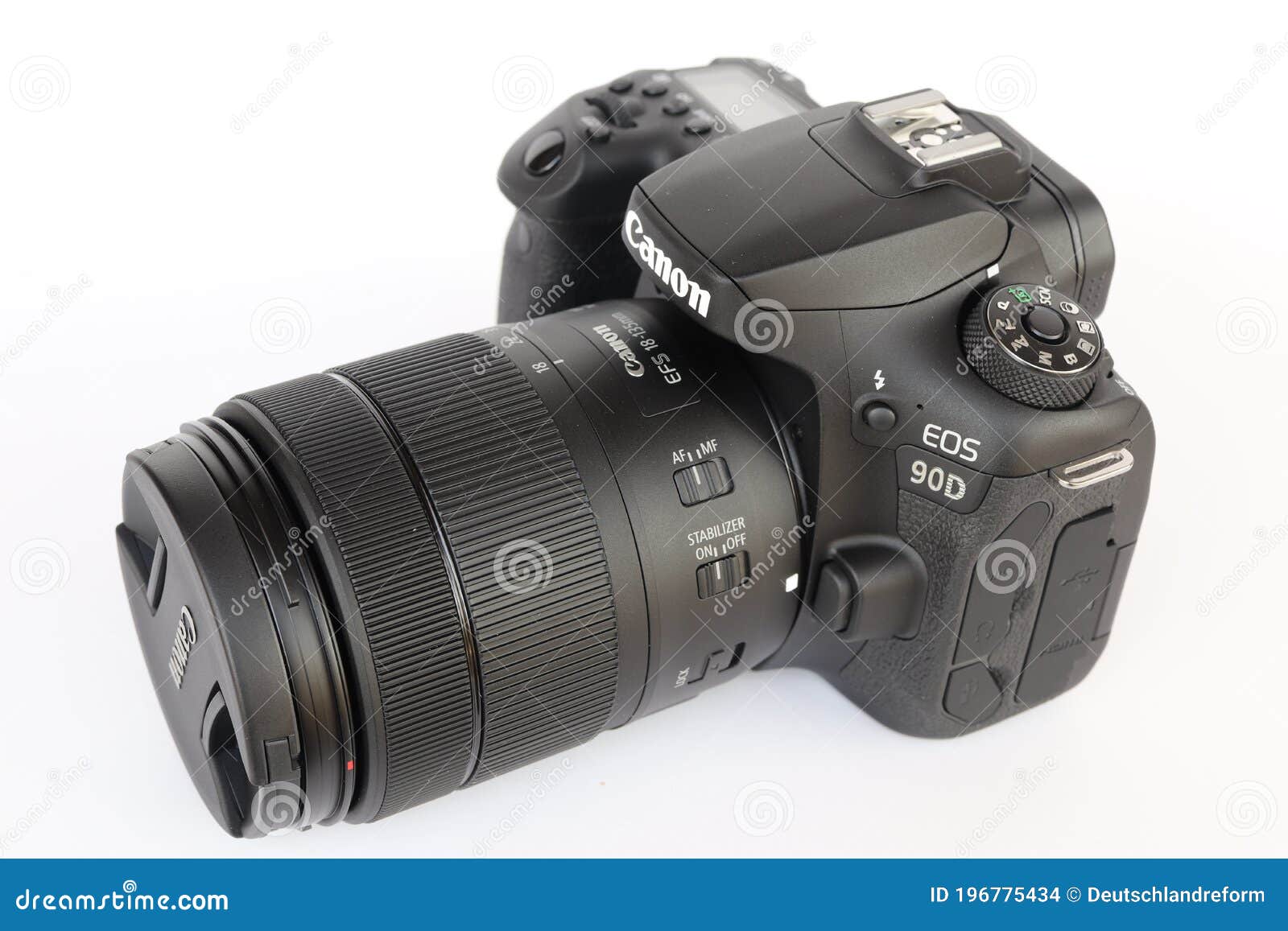 Canon Eos 90d With Ef S 18 135mm F 3 5 5 6 Is Usm Lens Editorial Stock Image Image Of Close Lens