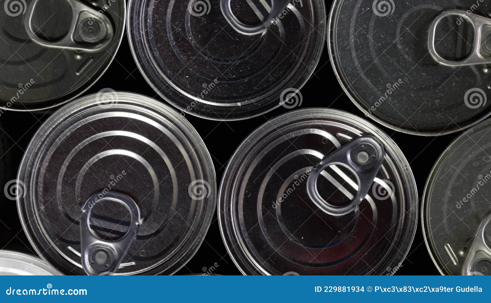 Cans of food spinning stock footage. Video of stockpiled 229881934