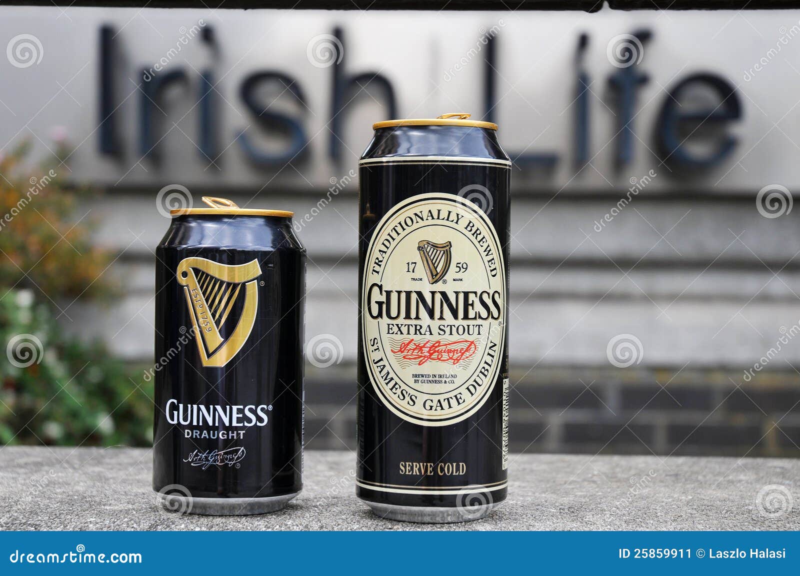 Cans of Guinness editorial photo. Image of gate, dark 25859911