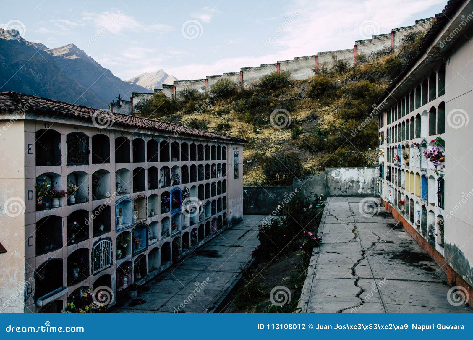 Canta Cemetery Lima Peru Stock Photo Image of headstone