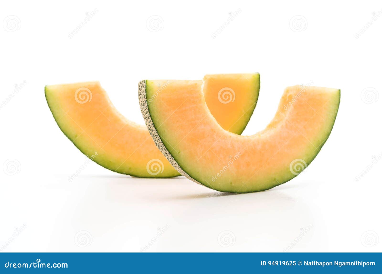 Cantaloupe melon on white stock image. Image of watermelon 94919625