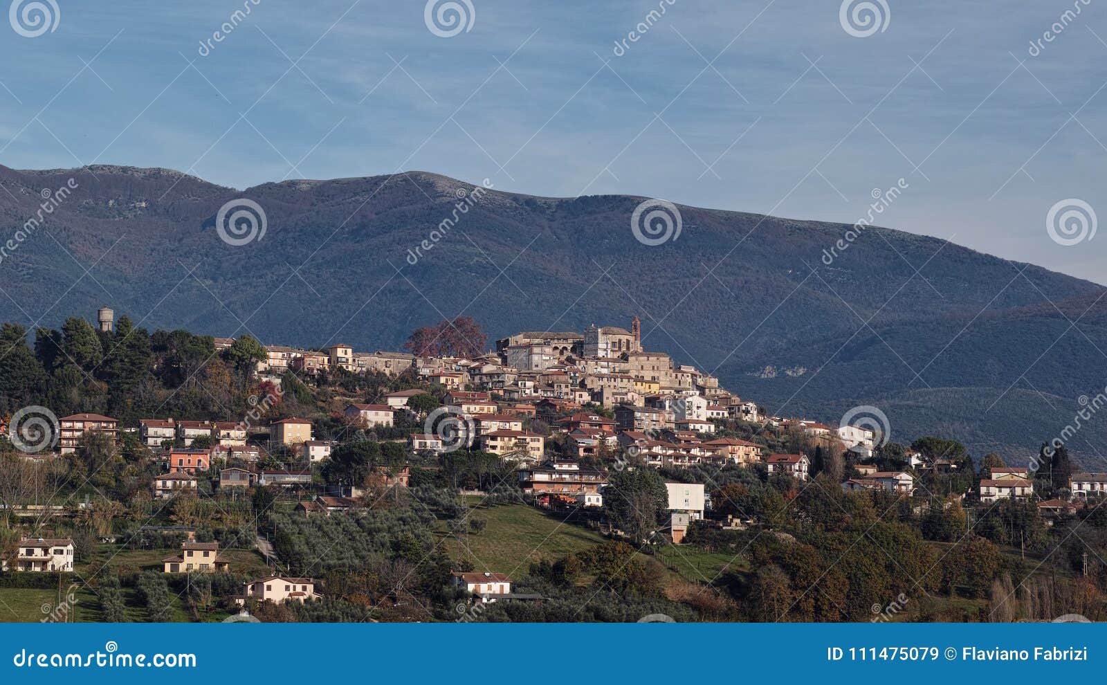 cantalupo and sabine mountains, rieti, lazio, italy