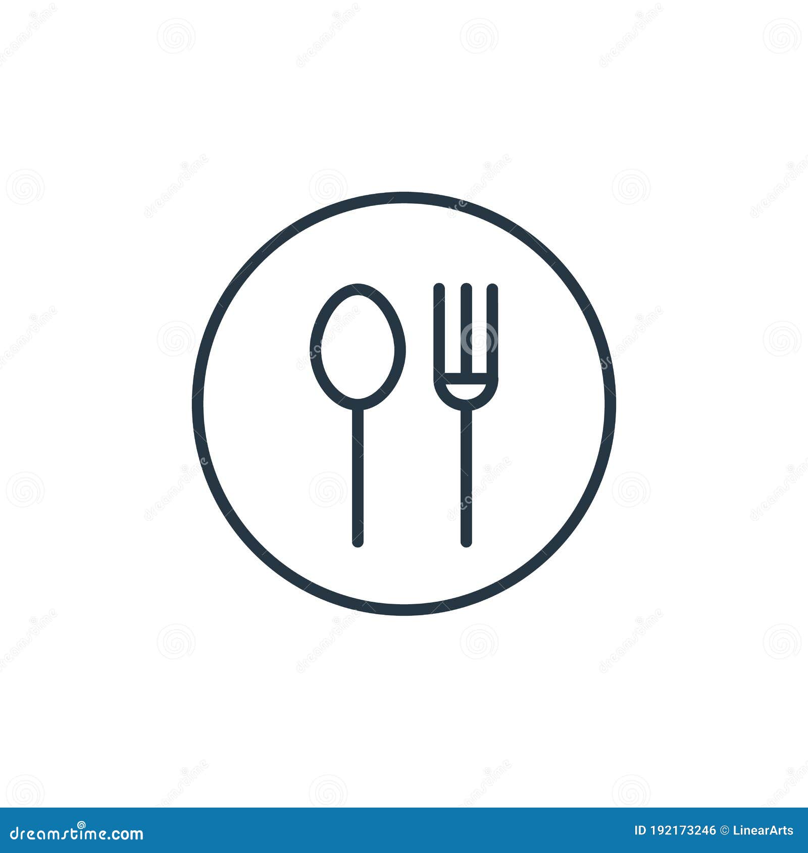 Canteen Icon Vector from General Concept. Thin Line Illustration of