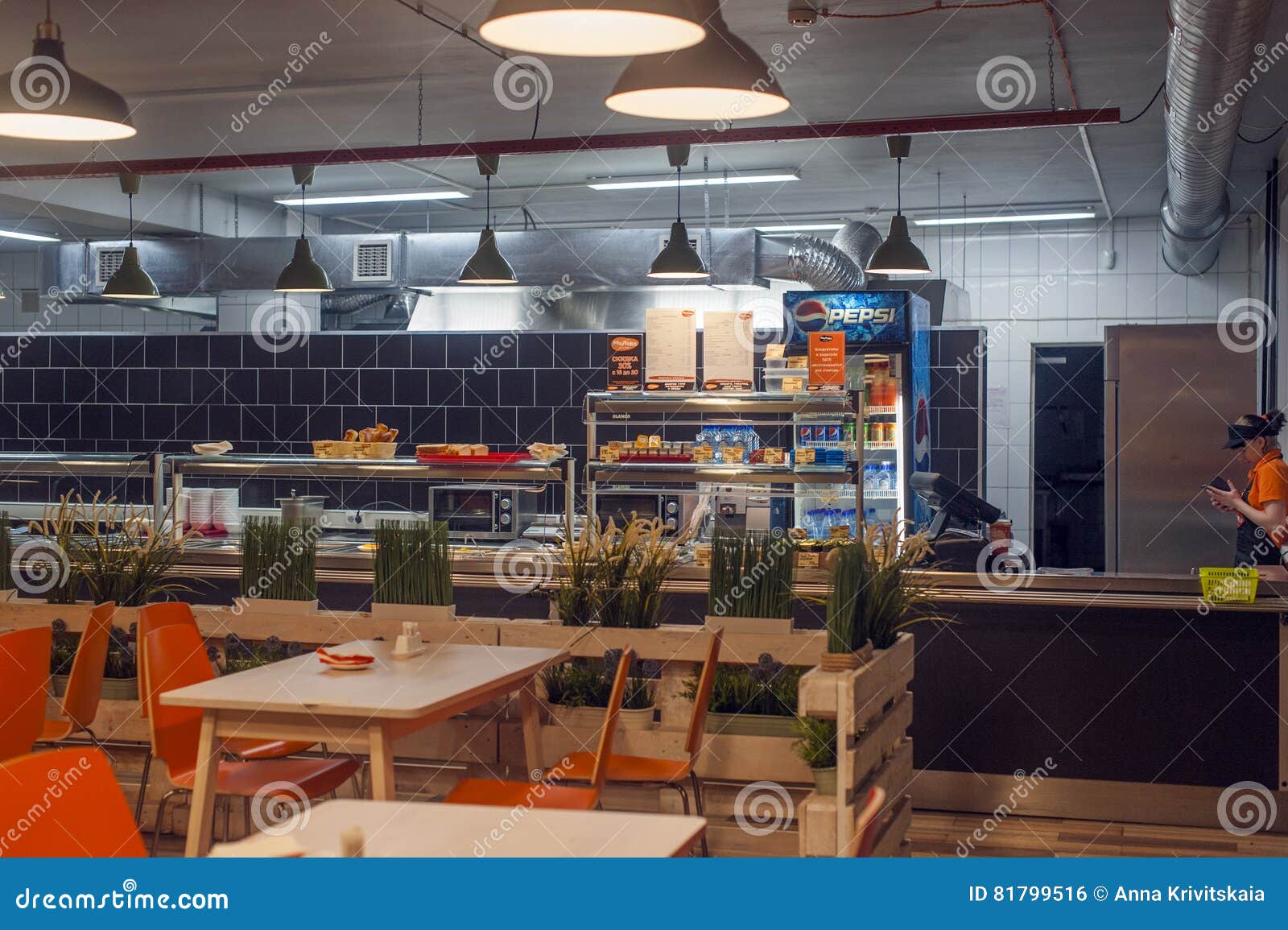 Canteen interior editorial photo. Image of chairs, design 81799516