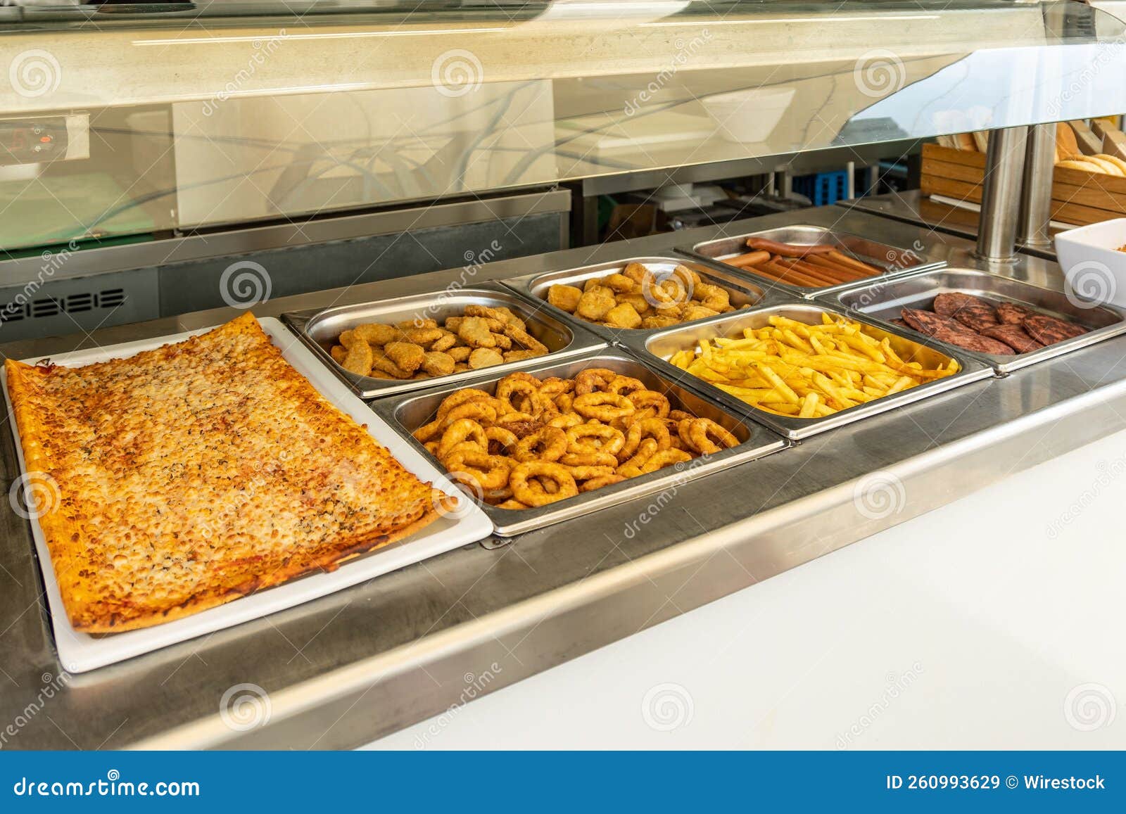 Canteen of public catering stock image. Image of prepared 260993629