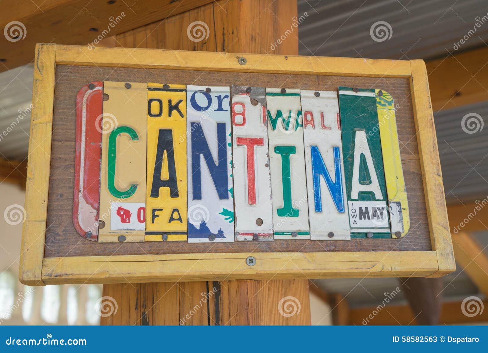 cantina sign
