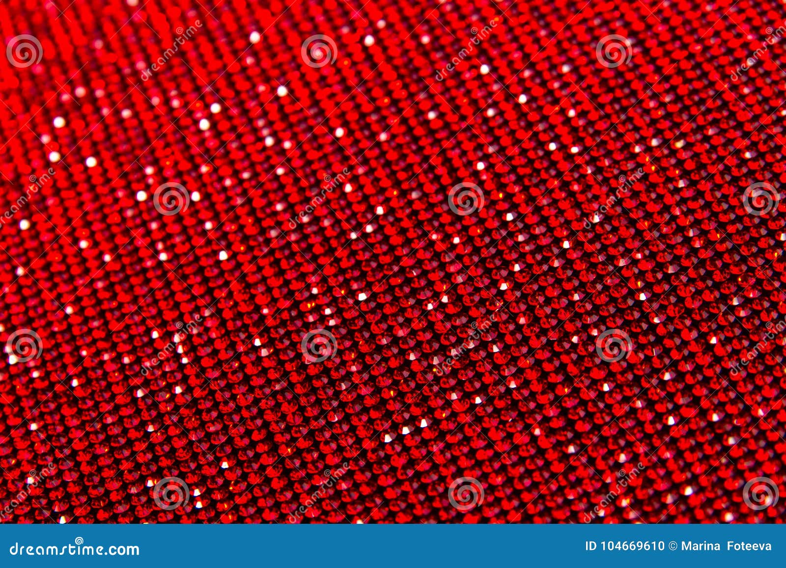 Canvas Of Red Rhinestones. Background Stock Photo, Picture and Royalty Free  Image. Image 77494520.