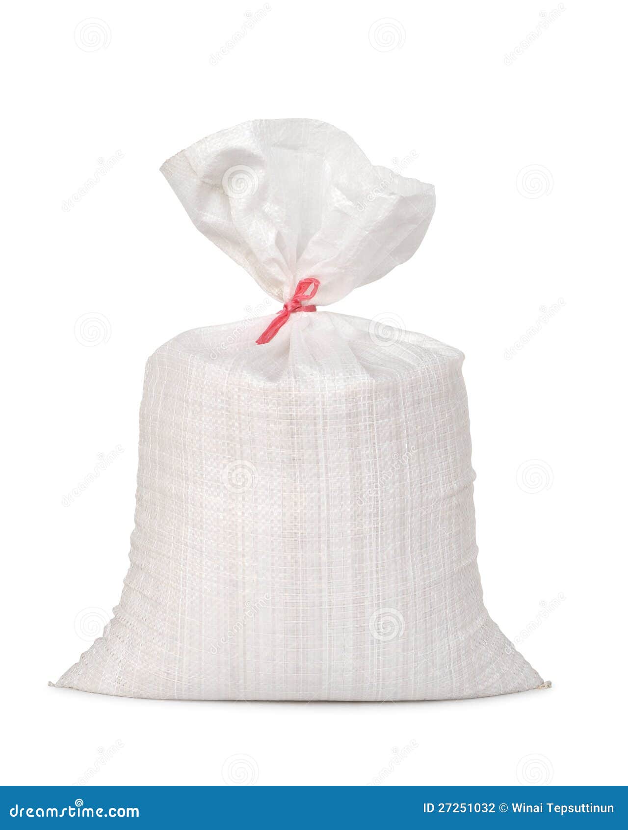 Canvas sack stock photo. Image of full, business, sand 27251032