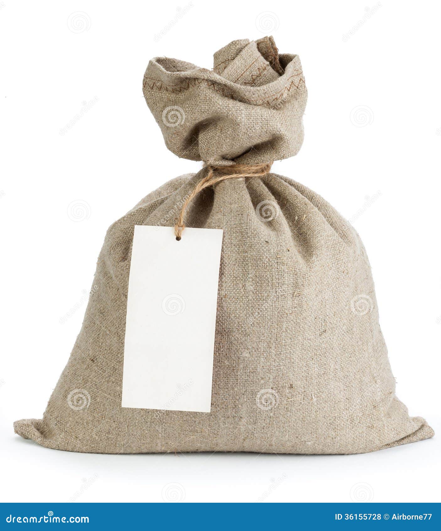 Canvas sack stock photo. Image of canvas, decoration 36155728