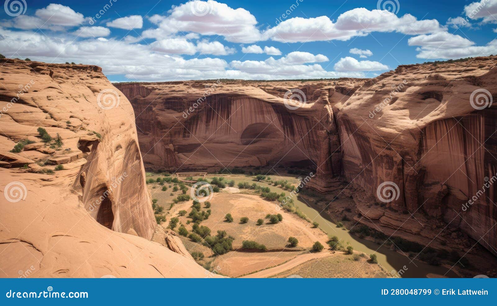 Canyon De Chelly National Monument Arizona Made with Generative AI