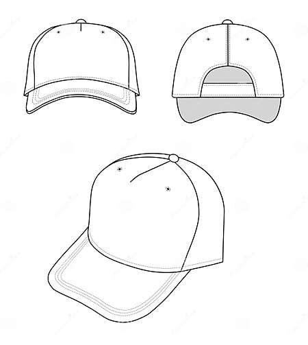 Cap stock vector. Illustration of baseball, vector, panels - 9743331