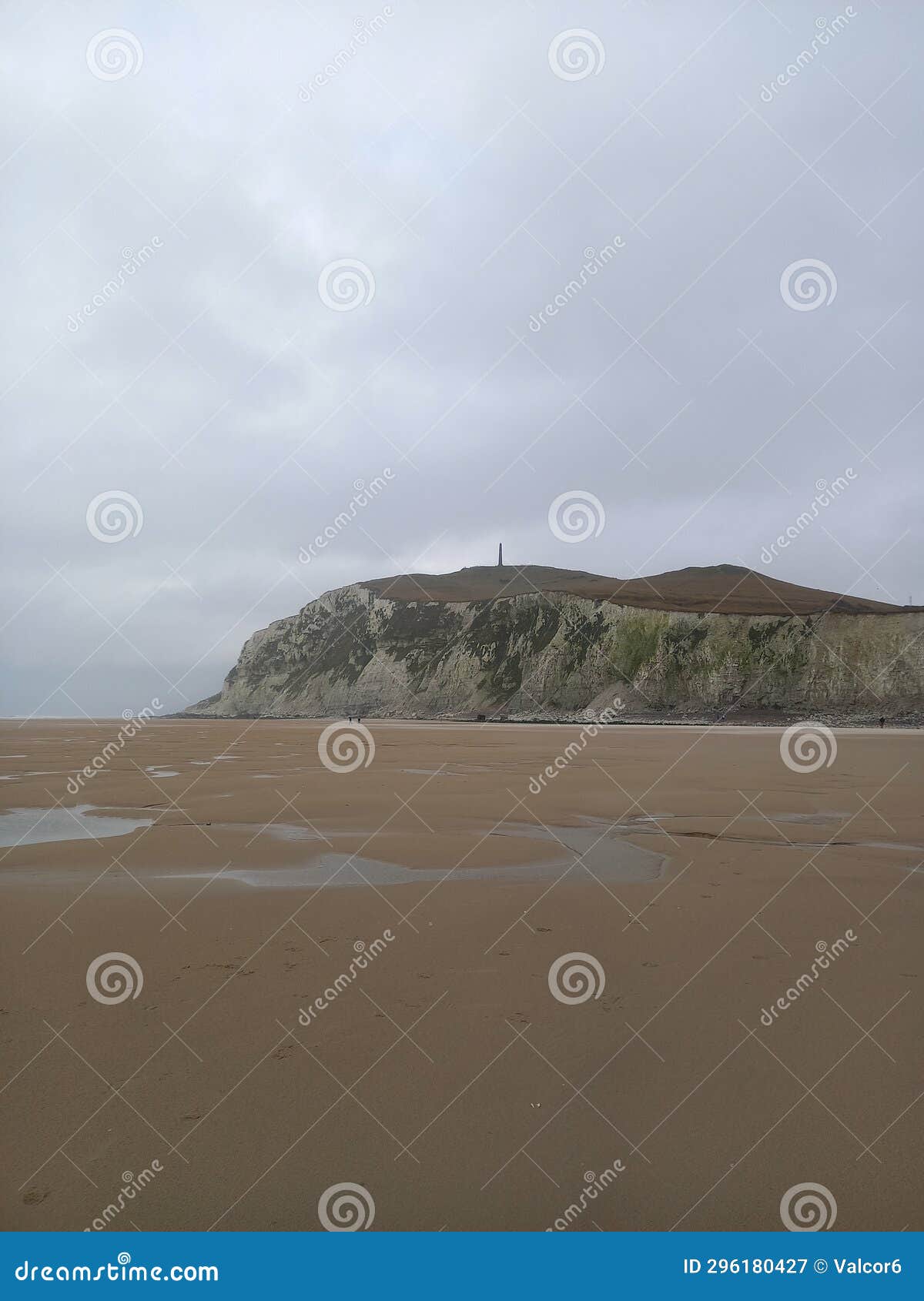Cap Blanc Nez stock image. Image of mood, cliff, beach 296180427