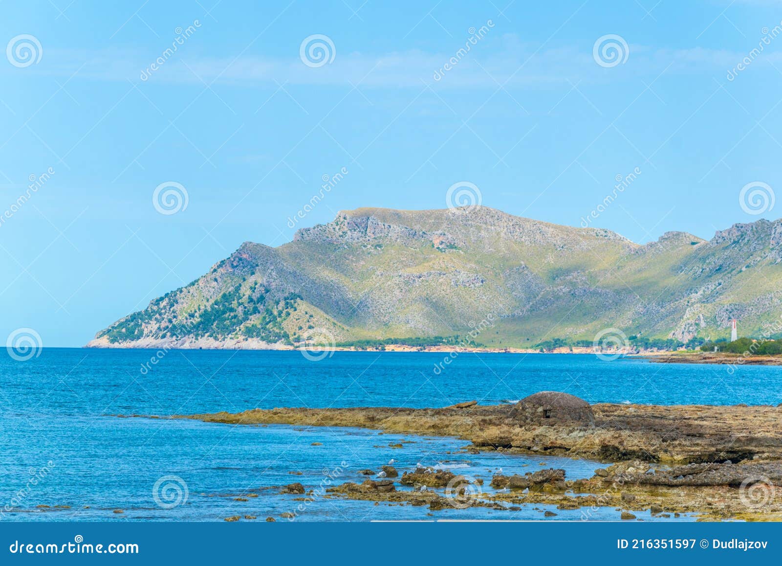 Cap Farrutx at Mallorca, Spain Stock Image - Image of daytime, cape ...