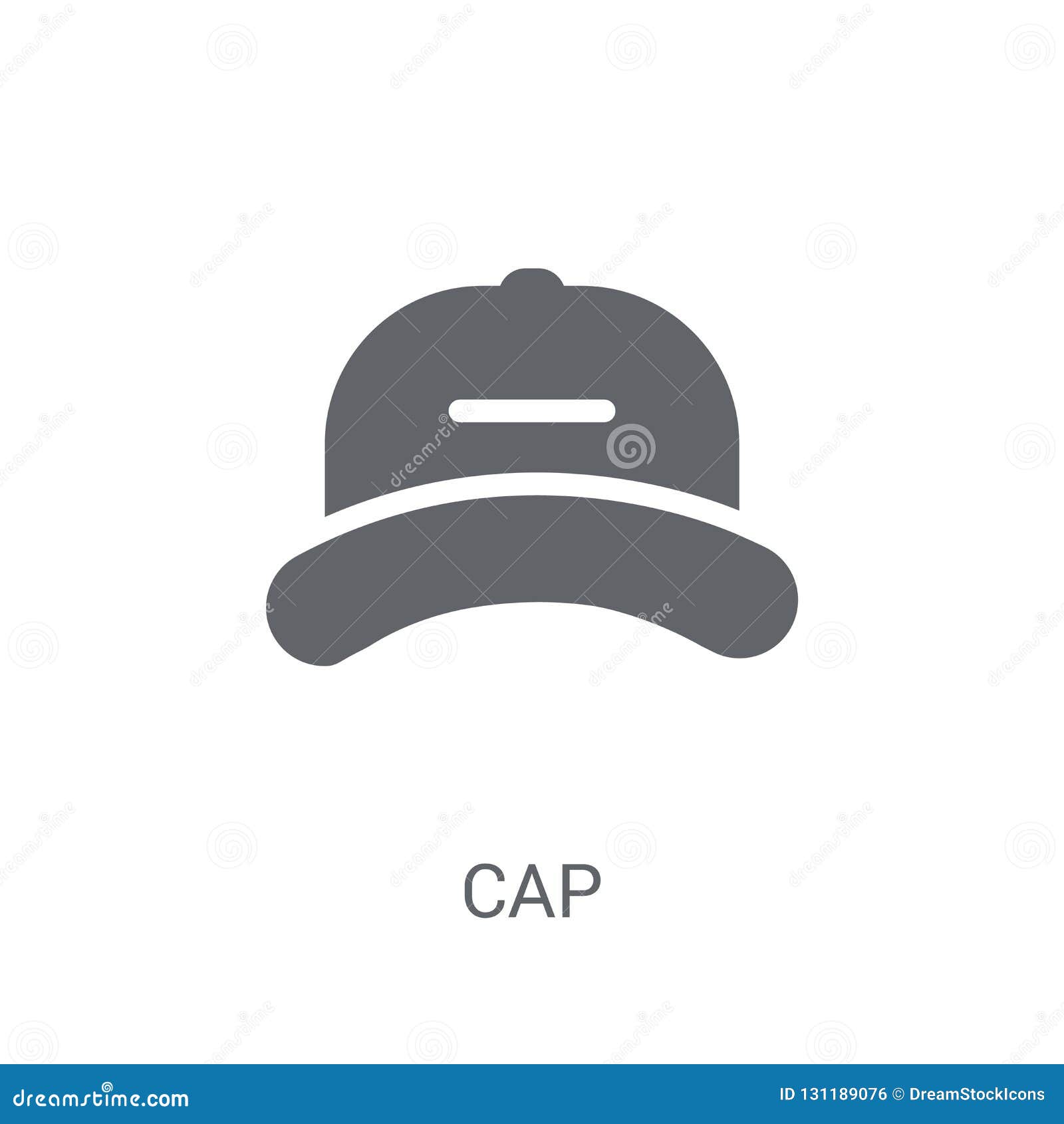 Cap Icon Trendy Cap Logo Concept On White Background From Cloth Stock