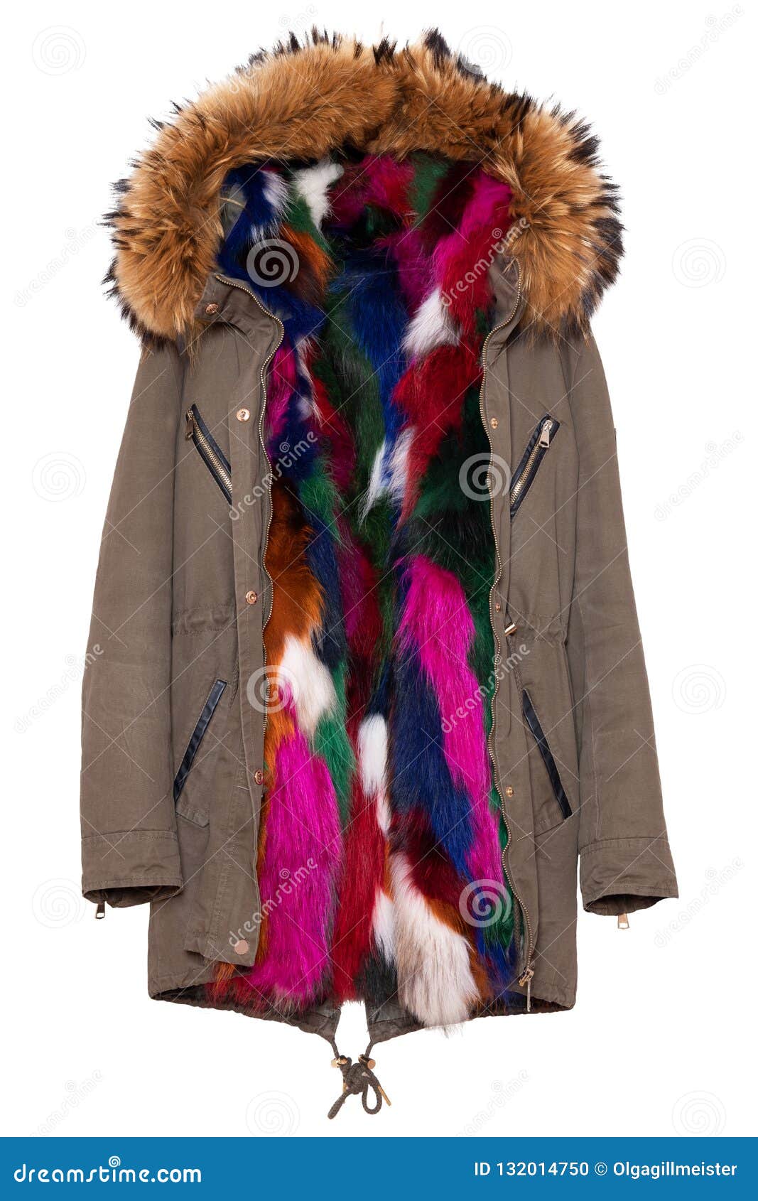 Capa De La Mujer Aislada Un Abrigo Esquimal Elegante Lujoso Y Elegante Foto de archivo - Imagen color, capa: 132014750