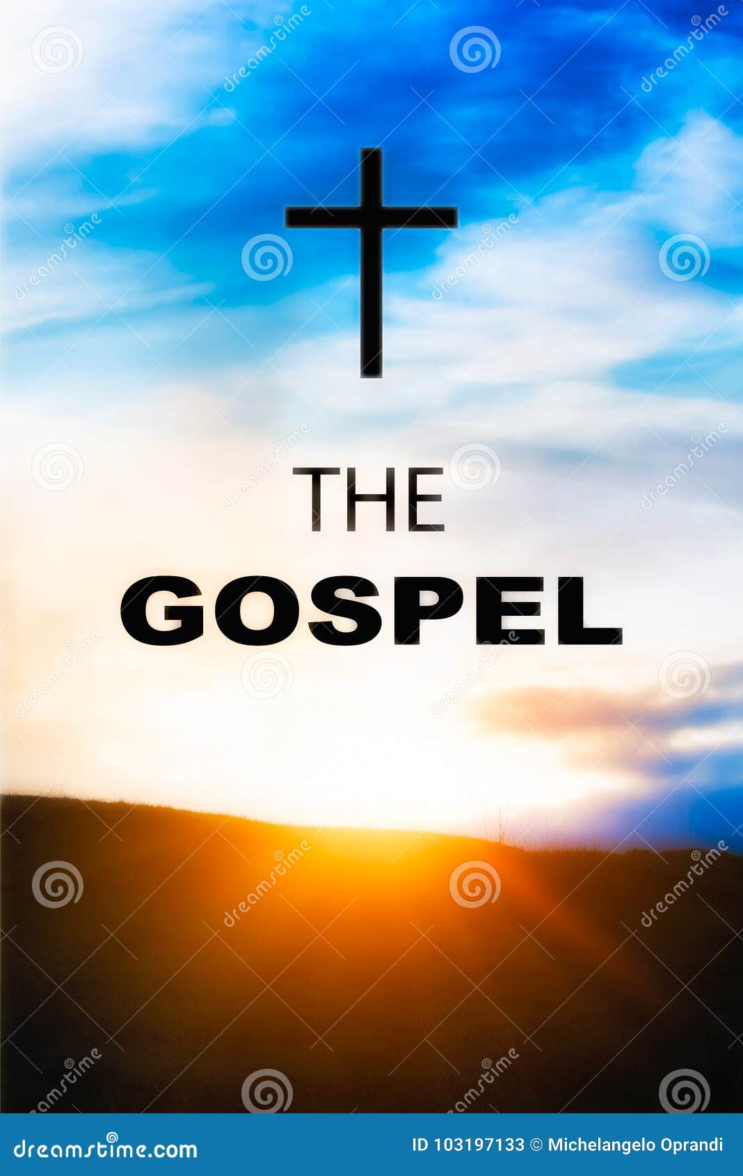 Capa do livro do gospel imagem de stock. Imagem de livro 103197133