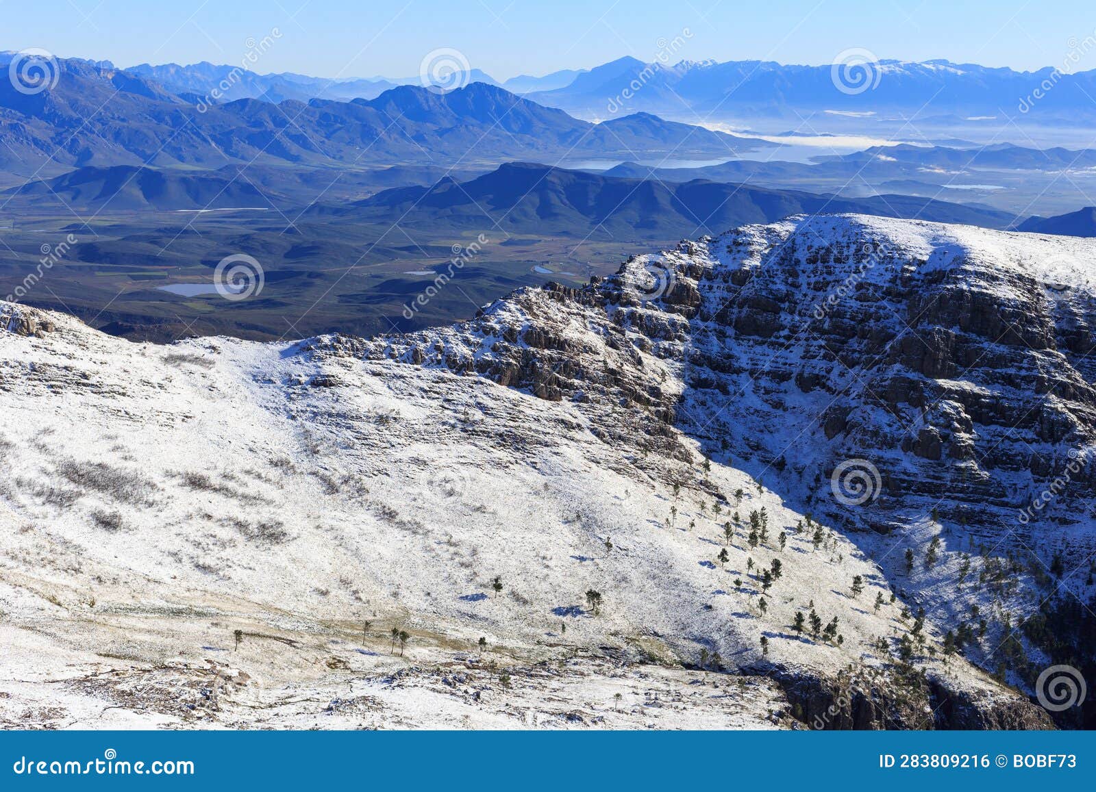 Cape Fold Mountains, South Africa. Stock Photo - Image of nature ...