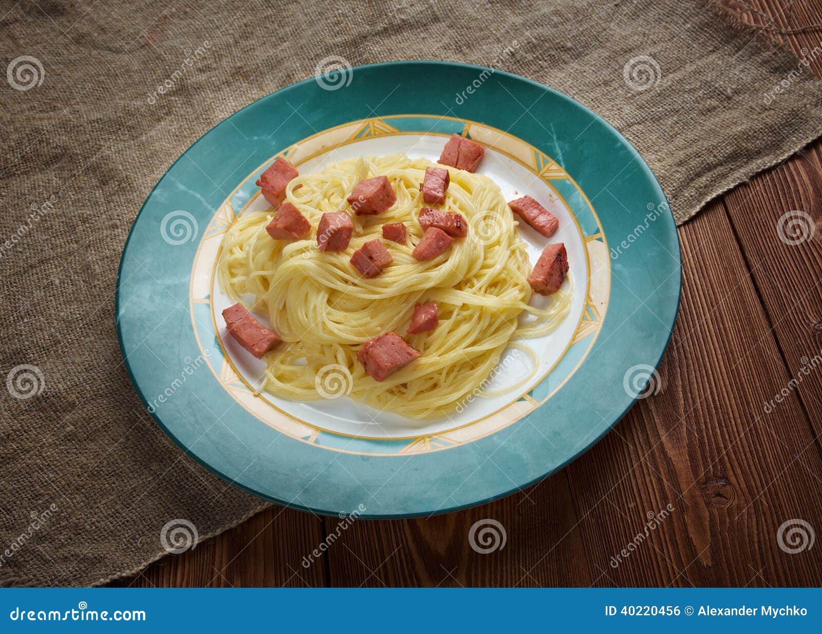Capellini stock photo. Image of board, capellini, alfredo 40220456