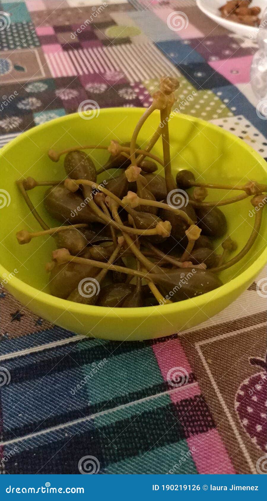 Capers Green Eat Vegan Vinegar Stock Photo Image of plant, flower