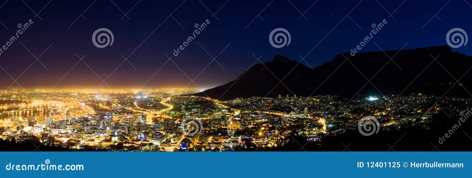capetown at night