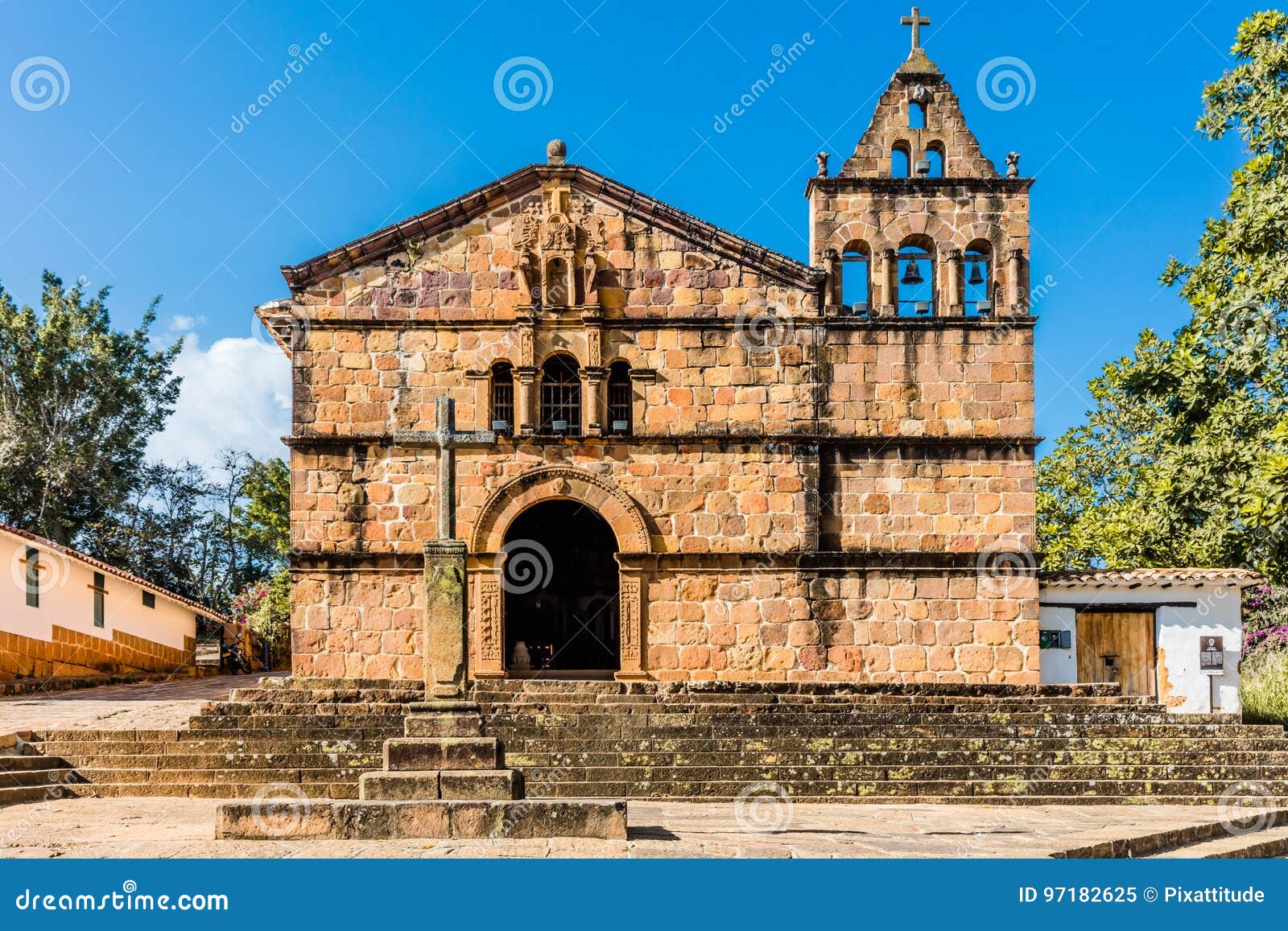 capilla de santa barbara barichara santander colombia